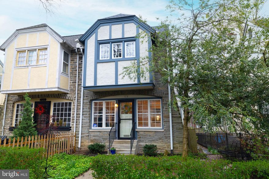 Tucked away on an idyllic side street in the heart of vibrant Chestnut Hill,  218 E Highland Ave is a beautifully maintained twin home ready for its next owner. From its inviting curb appeal to the high ceilings and abundant natural light, this home offers warmth and charm at every turn. Step into the heated enclosed porch, a bright and cozy retreat perfect for morning coffee. Built-in bookshelves offer extra storage and display space, while a wall of windows bathes the space in sunshine. The spacious living room features a  stone fireplace, creating a welcoming atmosphere. Adjacent, the dining area with charming chair rail molding is ideal for both intimate meals and larger gatherings. The kitchen opens to a rear deck—perfect for outdoor dining.  A convenient first floor powder room is tucked away off of the kitchen. Upstairs, the primary suite features a generous walk-in closet/dressing room and an ensuite bathroom with a stall shower. Two additional spacious bedrooms and a full hall bath with a tub complete this level. The charming backyard offers space for play, pets, gardening, or summer barbecues. A quiet alley leads to the heated attached garage with space for one car or additional  storage. The location is an absolute dream come true!  Enjoy walkability to everything Chestnut Hill has to offer—two train lines, restaurants, shops, and green spaces. Spend warm evenings at Market at the Fareway or indulge in a treat from local favorite Chill on the Hill, just a block away! And you will never have to worry about parking during the neighborhood’s popular street festivals. Additional Highlights include central air, new roof (2021-2023), and hardwood floors throughout. Don’t miss this opportunity to own a classic Chestnut Hill home in an unbeatable location!