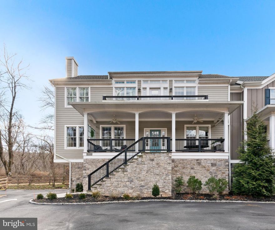 Welcome home to one the newest enclaves of homes on the water  - River Watch.  A showcase of refined elegance combined with custom finishes, this home offers a special retreat with spectacular views of the Delaware River. With 3 bedrooms and  3 full baths - equipped with a three-floor elevator and 2 car garage and additional off street parking, there is no better opportunity in Bucks County! The main level offers an open floor plan, gas fireplace,  hardwood floors and unobstructed river views with an abundance of natural light. The kitchen is appointed with gourmet level appliances, 2 tone cabinetry, granite counters, farmhouse sink and outfitted with custom plantation shutters and drapery.  This level is completed with a full bath and large bedroom/office area.  The upper level offers the master suite with stunning views of the river, a private balcony, hardwood floors, gas fireplace,  study/reading area and a large walk-in closet.  The en-suite master bath boasts an oversized shower, custom cabinetry and separate water closet.  One additional bedroom on this floor also has its own en-suite bath with equally beautiful sunlight and views.  The large laundry room is conveniently located on this floor as well.   Outside you have direct access to the tow path, a trex deck for dining al 'fresco and your own private dock access to the river for enjoying everything living on the river has to offer.  Convenient to the shopping, restaurants and night life of Frenchtown, New Hope, Lambertville, Doylestown -  this home offers the finest in river side living!