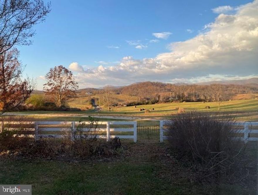 Rare opportunity to rent a Rappahannock County gem! This gracious, quality-built 3-bedroom, 2.5-bathroom home on 9+ acres in Woodville, Va., features high ceilings, hardwood floors, large windows that provide loads of natural light, and one of the most spectacular views in beautiful Rappahannock County. Perfect for entertaining, the first floor has a large, bright, modern eat-in kitchen along with a formal dining room, formal living room, family room, laundry area, hallway, and one-half bath. The upper floor has three large, high-ceiling bedrooms and two full baths (including one that is en suite with a claw-foot soaking tub that overlooks a private and picturesque vista). Situated in a tranquil setting, this elegant but comfortable circa 1890s home is an exceptional example of Hawkins-built architecture and has been restored to retain the beautiful period design but has all the modern conveniences. A large front porch framed by mature Linden (Basswood) trees and additional seating areas on the grounds provide ample opportunities to appreciate the home’s lovely gardens and the area’s pastoral beauty. Now is your chance to experience the true tranquility of Spring’s awakening in a serene setting amid a fantastic 180-degree view of the Blue Ridge Mountains. 

Convenient driving distances include 
 20 minutes to Shenandoah National Park; 15 minutes to the acclaimed five-star Inn at Little Washington; 20 minutes to the Town of Culpeper, Va. (which hosts many restaurants and stores, as well as an Amtrak passenger train station); 1 hour to Charlottesville, Va., airport; less than 1.5 hours to Dulles International Airport; and 1.5 hours to downtown Washington, D.C.

The home is for rent on a month-to-month basis for up to 12 months and possibly longer beginning as soon as March 1, 2026. If desired, the home may be rented lightly furnished and with utilities and lawn maintenance included for an additional fee. 
Those interested in renting must complete a rental application, which includes a credit check. No smoking (of any sort). Rental does not include use of most of the outbuildings. Co-owner is a licensed Virginia real estate agent. EEOC.