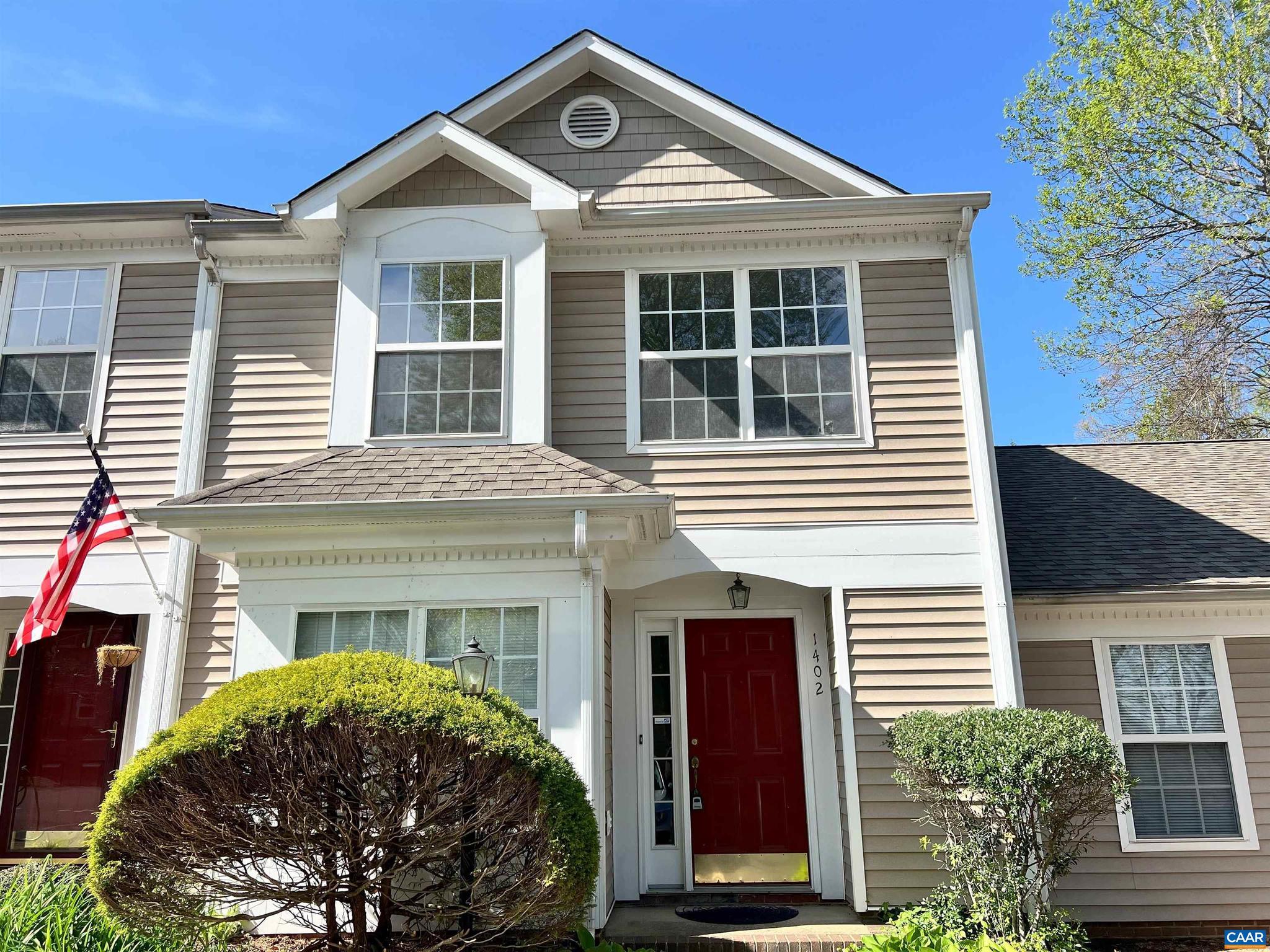 Nestled on a peaceful wooded dead-end Street, this updated 3BR/2.5BA townhome offers the perfect blend of comfort and convenience. Just 12 minutes to UVA and walkable to the community pool & trails and the Pen park. Features includes: Vaulted ceilings with skylights in Primary bedroom; French doors and Cozy wood-burning fireplace in great room; Private fenced patio; Fresh updates including new paint & carpet in 2025, HVAC in 2022; Low-maintenance living with HOA covering exterior/yard care. Ideal starter home with great potential or investment property in a prime location! The property is being sold "as is." Motivated seller! Bring your offer!,Formica Counter,Wood Cabinets,Fireplace in Great Room