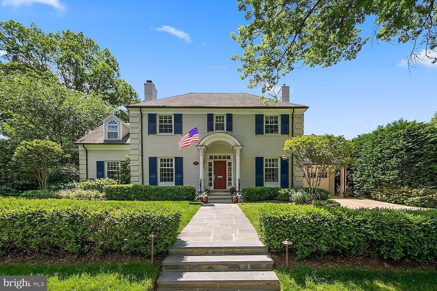 This exquisite, fully renovated colonial is four levels of turn-key perfection on a quiet cul-de-sac.  It sits on a covetable level lot with attractive professional landscaping.  The home features a generous, intuitive floor plan with large library or office and an expansive great room with formal and informal sitting areas overlooking a lush, fenced yard and slate patios. Superb primary bedroom suite with serene sitting room, dual walk-in closets and expansive bathroom with second laundry room. Upper levels feature delightful secondary bedrooms, one with balcony, sitting room, freshly renovated hall bathroom and an expansive, elegant Ipe terrace with panoramic views.  The lower level includes a rec room, main laundry and aupair suite. Upgrades include Lutron lighting system, landscape lighting, irrigation system, distributed audio system, ADT alarm, Lennox Pure Air filtration, whole home water filtration, and heated two car garage. Showings are available by appointment.