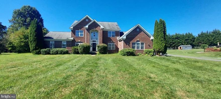 You cant find SFD with almost 1.5 acres lot for this price, great value for this size home in Boyds, with little TLC you can have sweet equity, Stunning all-brick home on over an acre!over 3500 SF living space above ground and 2155 SF in the lower level, 3 large spacious car garages.  gleaming hardwood floors, crown moldings & arched openings. The gourmet kitchen has a granite, sun-filled breakfast room. Main level bedroom with 1 full bath and walking closet,  Large Living area with 2 dining areas, kitchen with nook area, family room with fireplace, plenty of windows and 2 doors and sliding door to the rear deck and above-ground pool, main level office, and powder room.  upper level with Primary bedroom, walk-in closet with built-ins,  primary bath with Jacuzzi tub and shower, 3 other Spacious bedrooms and hall full bath,  finished walk-out lower level with half bath. Large deck,  2 laundry rooms one on the main level and one on the lower level, 1 shed with outdoor shower, and another large shed for a man cave, The flat lot in the backyard is perfect for entertaining! Near Outlets! very secluded area and very quiet.