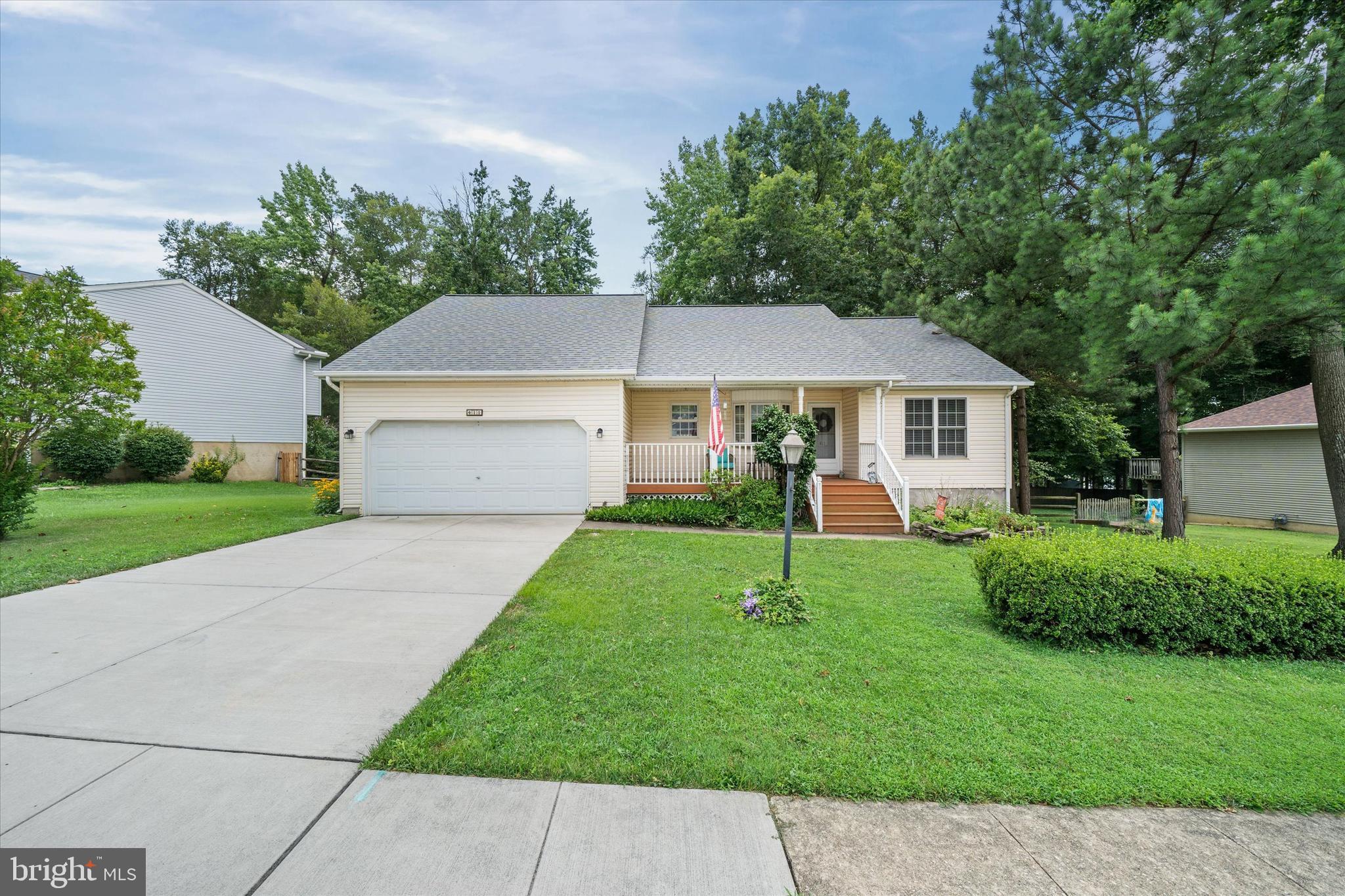 Move-In Ready Rancher in Colonial Ridge!
Welcome to 411 Melbourne Boulevard — a beautifully maintained, larger model ranch home in the highly desirable Colonial Ridge community, just minutes from the MD/DE line. Nestled within Elkton town limits, this home enjoys added municipal perks like seasonal yard waste pickup and town-provided trash service.
Step inside and discover a home that has been exceedingly gently lived in and thoughtfully updated. A new roof and recently installed HVAC system ensure low-maintenance living for years to come.
Relax on the expansive front porch, ideal for morning coffee or evening chats with neighbors. Prefer a more private retreat? Head to the covered rear porch, overlooking a large, peaceful backyard — the perfect setting for outdoor enjoyment or future deck expansion.
Inside, you're welcomed by a spacious eat-in kitchen with a charming bow window — great for growing herbs or displaying plants. There's ample counter space, a pantry, and a functional layout for everyday living.
The home features a split bedroom floorplan for added privacy. On one side, you'll find a generously sized primary suite with en-suite bath, while the opposite wing hosts two well-sized bedrooms and a shared hall bath.
The vaulted-ceiling family room is open and bright, with double doors leading to the rear porch — ideal for grilling, entertaining, or simply unwinding.
Additional highlights include:
Two-car garage with direct access to a large laundry/mudroom area
New concrete driveway
Low-maintenance landscaping
Full basement offering tons of potential — finish it into a gym, office, rec room, or all three!
Don't miss your chance to enjoy the comfort, space, and convenience this home offers. Schedule your showing today and be moved in before the end of summer!