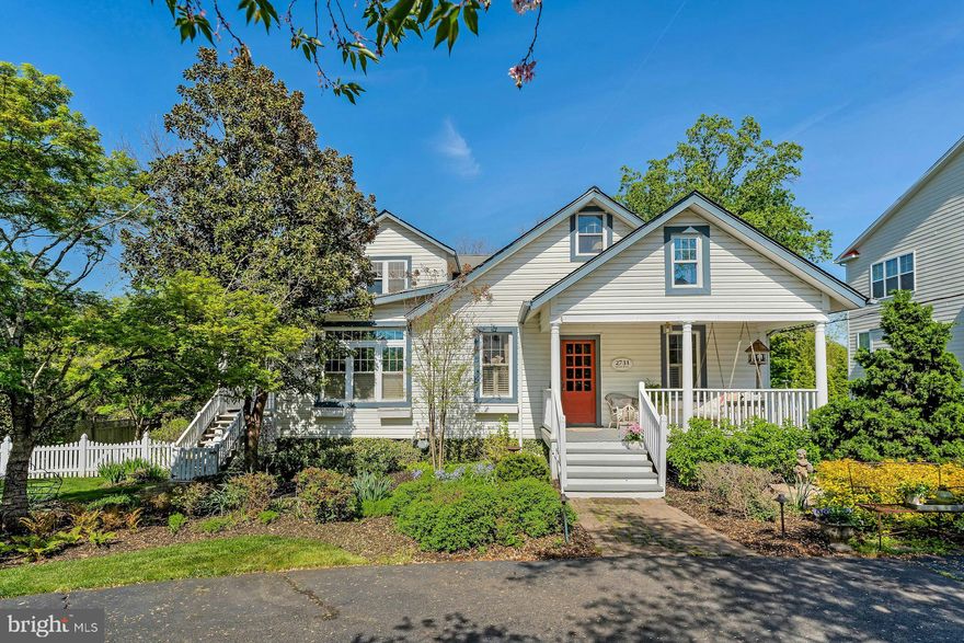 Incredibly charming  home with 2 level wrap around porch and close to 5000 finished square feet on a private &  level 1/2 acre lot - just minutes to downtown Vienna! Main level primary suite!  Huge inviting,  open foyer.  1st floor office space, living room with gas fireplace.  Formal dining room with bay window and chair rail moulding. Renovated kitchen with stainless appliances, Wolf range with hood, granite counter, center island  and charming breakfast nook. Family room off the kitchen with skylights, built ins, wood burning fireplace and French doors to wrap around porch. Primary suite with cozy gas FP and French doors to porch. Updated primary bathroom with walk in shower, soaking tub and dual vanities. Bedroom 2 on the main level with full bath. Upstairs you will find so many fun spaces, with 3 bedrooms, a loft style family room and possible office space plus a full bathroom. The lower level walk out basement has loads of storage, a hobby room, Xmas storage room , full bath and recreation room with walk out to lower level wrap around porch. Super private huge rear yard, surrounded by trees. Incredible treehouse - so amazing it was featured in a commercial! 2 car side load garage. So convenient to downtown Vienna and Oakton and just down the street from the Vienna Metro!