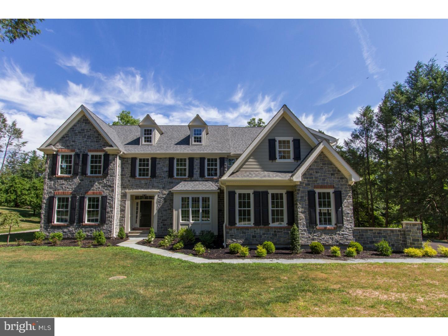 New construction located in an ultra convenient and private neighborhood in Bryn Mawr. Vintage Development Builders brings along a reputation of high end craftsmanship along the Main Line and are proud to present the "Villanova" model. The "Villanova" offers style, grace and character combined with a modern floorplan. Implementing an open concept throughout the first floor, the layout of this home feels comfortable throughout and features large living spaces, a chef's kitchen and additional amenities including: two first floor powder rooms, two fireplaces and a private study area. The second floor offers a dramatic owner's suite with a tray ceiling, walk in closet and a lovely master bath with soaking tub and an oversized frameless shower. Four additional large bedrooms, two full baths and a laundry room complete the second floor. 3 car attached garage, custom millwork throughout and a serene location in Bryn Mawr. Ready for delivery!