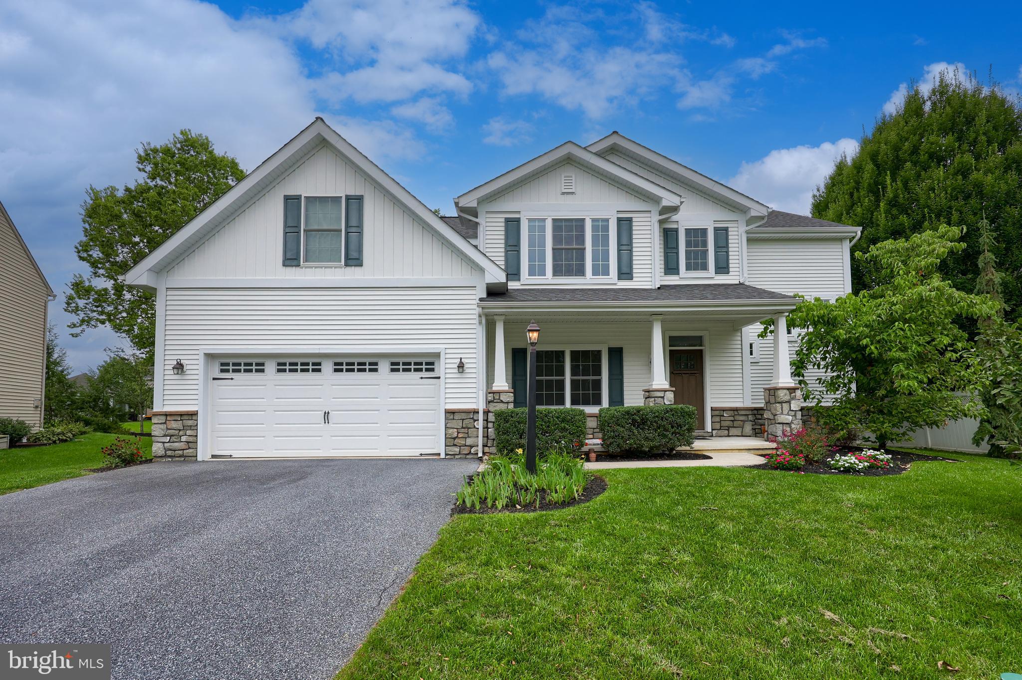 Welcome to 674 Jake Landis Rd! This beautiful 5-bedroom, 4-bath home is tucked away in the highly sought-after Manheim Township School District. Built in 2015, it offers 2,704 sq. ft. of living space with fresh paint throughout and brand-new carpet upstairs.
The first floor features a bedroom and full bathroom right off the kitchen- perfect for guests, in-laws, or the new room you'll call your home office. You'll find a formal dining room and a breakfast bar making family gatherings convenient for all. Upstairs, you’ll notice 3 spacious bedrooms and 2 additional full baths, giving everyone plenty of room to spread out. One of the bedrooms was previously used as a yoga room and features a wall of mirrors, making it perfect for fitness, dance, or other creative uses. The fully finished basement can be used as a 5th bedroom or extra living space and includes a full bathroom, built-in shelving, and a convenient Murphy bed for added functionality.
Step outside to a fenced-in backyard that’s great for kids, pets, or summer gatherings. The home sits on a quiet cul-de-sac with walking trails just steps away, combining privacy with convenience, and is within walking or biking distance to Landis Run Intermediate School and the Manheim Township High School Campus. This Manheim Township gem blends comfort, style and location all in one. Schedule your showing today to call this truly special place home!