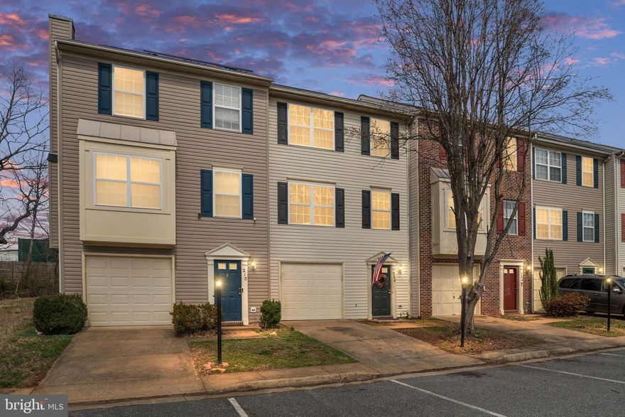 Welcome to 208 Regina Lane, a beautifully refreshed three-level townhome in the Charleston Commons community of Stafford County, just minutes from Downtown Fredericksburg. This charming home offers 3 bedrooms, 1.5 bathrooms, and a layout designed for comfortable everyday living.

The interior has been freshly painted throughout, and all new flooring has just been installed, giving the home a clean, modern feel from top to bottom. Major systems have already been updated for peace of mind, including an HVAC system less than five years old and a water heater only three years old.

Enjoy outdoor living with a rear deck, perfect for relaxing, grilling, or entertaining, and added convenience with a new garage door.

Located in the Charleston Commons townhome community, residents enjoy a quiet neighborhood setting while remaining close to everything the Fredericksburg area has to offer. The neighborhood sits just off Town and Country Drive near White Oak Road and Route 1, providing easy access to shopping, dining, and commuting routes.

Downtown Fredericksburg, with its historic charm, restaurants, boutiques, and riverfront parks, is only a short drive away, making it easy to enjoy the best of local living while still having quick access to major commuter routes and everyday conveniences.

Whether you're looking for your first home, an investment property, or a low-maintenance lifestyle close to town, 208 Regina Lane offers an ideal combination of updates, location, and value.