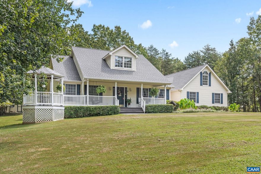 Horse lovers dream come true! This magnificent one-level home sitting on a sprawling 11+acre lot is the epitome of peaceful living. As you step inside, you'll be greeted by a stunning open-concept design that boasts high ceilings and an abundance of natural light flowing through large windows and cozy fireplace, perfect for gathering. With its generous layout, this home offers the convenience of having all your living spaces on one level.In addition to the main living areas, there is also a bonus room that can be utilized as an office, 4th bed, gym, or recreational room - the possibilities are endless! The attached two-car garage ensures ample parking and storage space for all your needs.The oversized sunroom offers a serene retreat, allowing you to enjoy the beauty of nature throughout the year. Huge back deck and full covered porch offer unending outdoor space. With a horse barn and a fenced-in pasture, your equine companions will have plenty of space to roam and thrive. Imagine the joy of waking up each day to the sight of horses grazing in your own backyard!Whether you're looking to escape the hustle and bustle of city life or create a true equestrian estate, this home has it all. Don't miss out on this incredible opportunity!