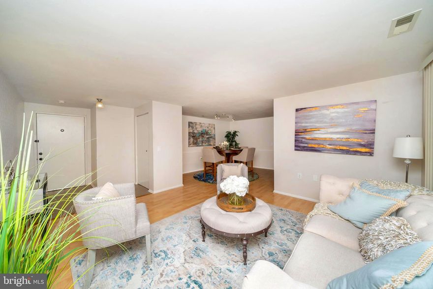 Discover this beautifully upgraded 2-bedroom, 2-bathroom ground-level condo at 18022 Chalet Dr. Unit 102, Germantown, MD. This charming home features a spacious living room with a sliding door leading to a private covered patio that overlooks serene green space, perfect for outdoor relaxation.

The bright kitchen is equipped with stainless steel appliances and includes a cozy breakfast table area. Adjacent to the kitchen is a separate dining area, ideal for entertaining guests. The unit also boasts a washer and dryer, ensuring convenience and comfort. The primary bedroom offers an ensuite bathroom and a walk-in closet, providing ample storage space. The second bedroom is spacious, making it perfect for family members or guests. Both bathrooms are stylishly upgraded, enhancing the condo's modern appeal.

This condo is ideally located near several amenities. The community offers a pool, fitness center, and a party room, perfect for social gatherings and maintaining an active lifestyle. Nearby schools include Great Seneca Creek Elementary School, Kingsview Middle School, and Northwest High School. For your shopping and dining needs, the Germantown Town Center and Milestone Shopping Center are just a short drive away. Additionally, the BlackRock Center for the Arts offers cultural and artistic events, enriching the local community life.

Experience the best of Germantown living in this beautifully appointed condo, combining modern comforts with a prime location.