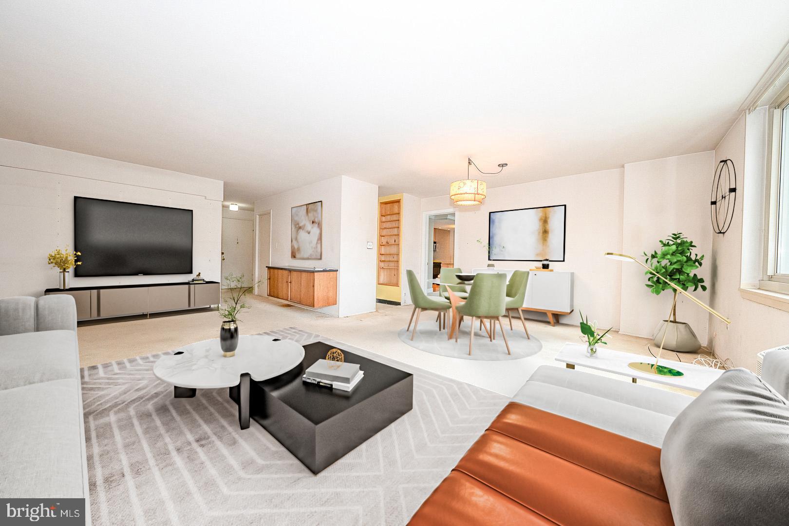 Welcome to the William Penn House in desirable Rittenhouse Square. This 3 bedroom, 2 full bath, 1,581 sq ft combined unit on the north side offers tons of living space! Spacious living and dining area leads to 2 separate kitchens and a family room/3rd bedroom. One of the kitchens is updated with stainless steel appliances, granite countertops, and a breakfast bar. There are two sizeable bedrooms, tons of closet space, and two full bathrooms. Convenient laundry in the unit. Move in and make it your own. This building features 24-hour Security and Doorman, On-Site Management and Maintenance, Rooftop Pool with amazing views of the city. On-premise VALET Parking is available for 110 per month for one car. THE MONTHLY FEE INCLUDES ALMOST EVERYTHING: All Utilities including electric, heat, air conditioning, water & basic cable, All Real Estate Taxes & Maintenance Package. This unit has an abundance of closet space & newer windows. This spectacular building has NEVER HAD AN ASSESSMENT! Nominal real estate transfer tax & no title insurance required. Experience the ability to walk out your door to first-class, 4-star restaurants, fabulous shopping & all the conveniences of this sought-after neighborhood. The walk score is a 98! One-time admin fee paid at closing.