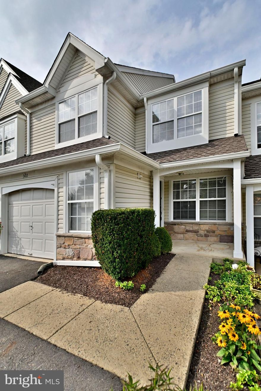 Pristine Condition! Newly renovated 3 bedrooms, 2.5 bath townhouse in beautiful Wilshire Hunt in Solebury available for rent. Freshly painted! First floor boasts an open floor plan, new flooring in living & dining area.  Family room has stone fireplace  and adjoins the modern kitchen with brand new refrigerator, stove and microwave all stainless steel. Kitchen has two skylights providing plenty of sunlight.  There is also access to private, fenced in backyard for your outdoor relaxation with views backing up to trees. Convenient first floor laundry room and a  half bath. Upstairs you will find the huge primary suite w/sitting area and  second fireplace  plus a walk-in closet. Second floor has brand new OAK hardwood flooring, Master Bathroom has been updated. There are 2 additional roomy bedrooms  with a full bath.   Plenty of closet space. Attached one car garage.  Owner may consider a shorter term rental. The location is ideal for access to major highways, local schools, restaurants and  shops. Visit all the Historic sites and parks. Downtown New Hope & Peddlers Village are minutes away.