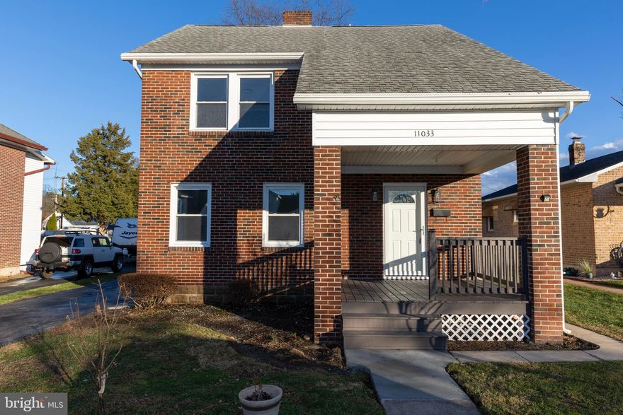 This home is approved for the MMP program, which provides 5% of the sales price toward your purchase. The seller is offering $5,000, making it possible to buy this home for an amazing price of $310,998, with only $4,000 from your package. Call Grettell Delcid for details.
Welcome to 11033 Lincoln Avenue, a beautifully updated single-family home perfectly situated in a quiet and friendly Hagerstown neighborhood. Enjoy the convenience of being near Valley Mall, restaurants, parks, and schools, with quick access to I-70 and I-81 for an easy commute to Frederick and beyond.

This spacious home offers 3 full bathrooms and 1½ baths, along with flexible spaces ideal for storage.

The exterior features a large fenced yard providing privacy, a nice patio for outdoor gatherings, and a remodeled front porch perfect for relaxing or entertaining.

Inside, you’ll find modern upgrades throughout—a fully remodeled kitchen with granite countertops, ceramic backsplash, new cabinets, and stylish finishes. The home also features waterproof vinyl flooring in the main living areas, cozy carpeted bedrooms, and fresh paint throughout. Each room is equipped with its own wall-mounted mini split unit for efficient year-round heating and cooling. Both the full and half baths have been beautifully remodeled with contemporary fixtures and finishes.

With its modern updates, ample space, and excellent location, this home offers the perfect balance of comfort, convenience, and charm—ready for you to move in and enjoy.