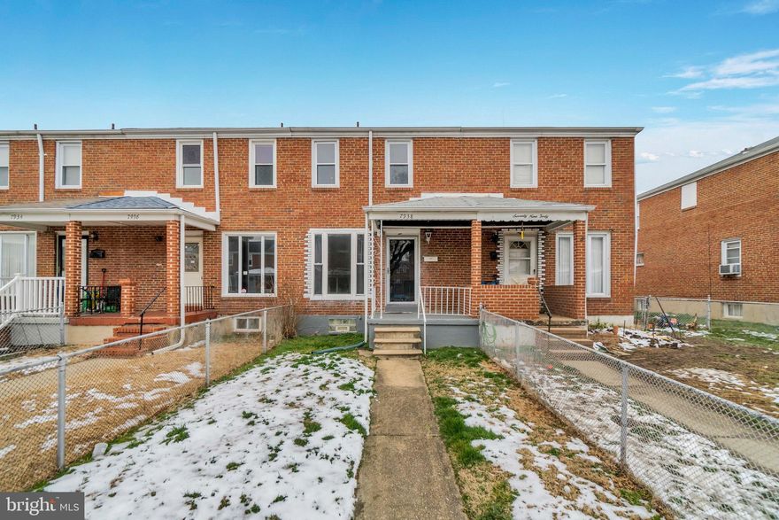 Must see!  Beautifully remodeled townhome in Dundalk loaded with updates! There is brand new carpet on the main and upper levels. New paint throughout the entire home.  The finished basement has new flooring, boasts a full bath with stand-up shower and full-size washer and dryer with utility room.  Great location conveniently located near 695 and 95.