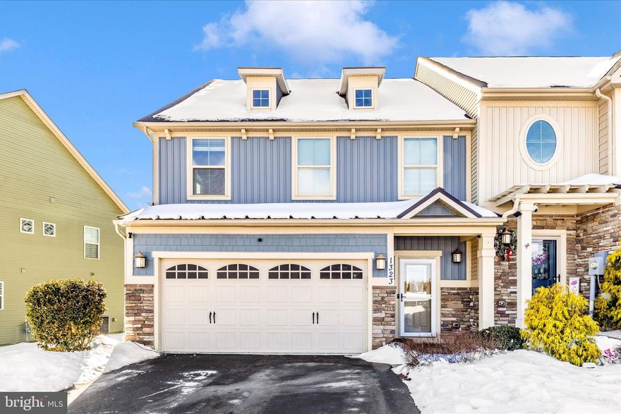 Professional pictures coming 2/10! Upgrades were considered on every level including the outdoors on this like-new end unit villa style townhome. The main level includes engineered hardwood, shadowbox chair rail molding, and a spacious first floor primary suite with a fully outfitted walk in closet. Overlooking the 2 story family room is a loft-style entertainment  area accompanied by two upstairs bedrooms & a bonus enclosed room - perfect for office space, rec room, bedroom, reading nook, or storage space. The east facing backyard was also enhanced with a patio and picket style vinyl fence.  More details to come! Showings to begin mid week!