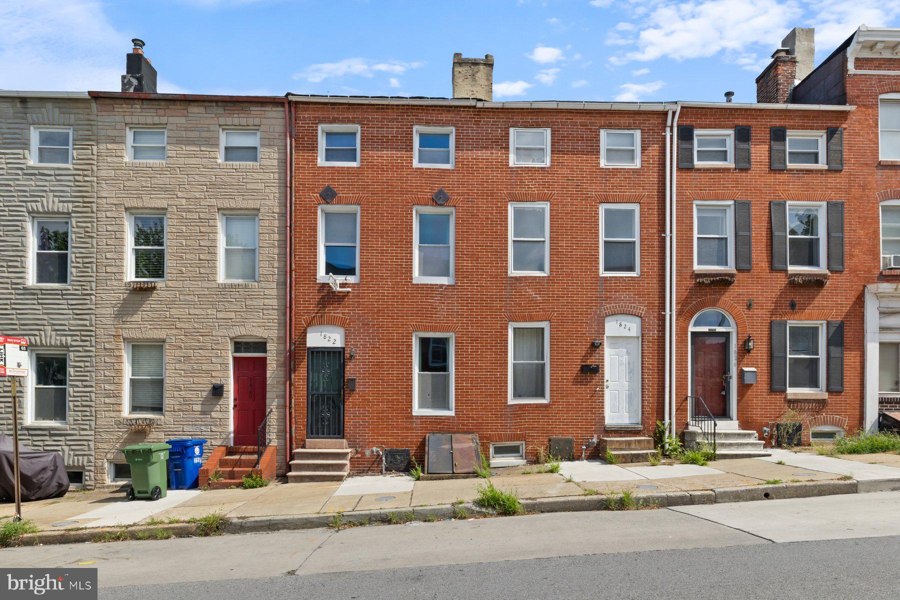 Don’t miss this exceptional investment opportunity just steps from Patterson Park in the heart of Upper Fells Point! This charming rowhome offers three finished levels of living space and is bursting with potential. The main level features hardwood flooring throughout the spacious living and dining areas, a convenient powder room, linen closet, and laundry area. The kitchen is filled with natural light and offers ample cabinet space, plus room for a kitchen table.
Upstairs, the second level includes a generously sized primary bedroom with a ceiling fan, a second bedroom, and a full bathroom. The third level adds even more flexibility with a third bedroom and a bonus room—perfect for a fourth bedroom, home office, or creative space.
The backyard has plenty of potential with a screened-in porch and a backyard with plenty of space to garden, relax, or entertain. Located just blocks from Patterson Park and some of Baltimore’s best local restaurants, shops, and attractions, this home is full of possibility in one of the city’s most sought-after neighborhoods!