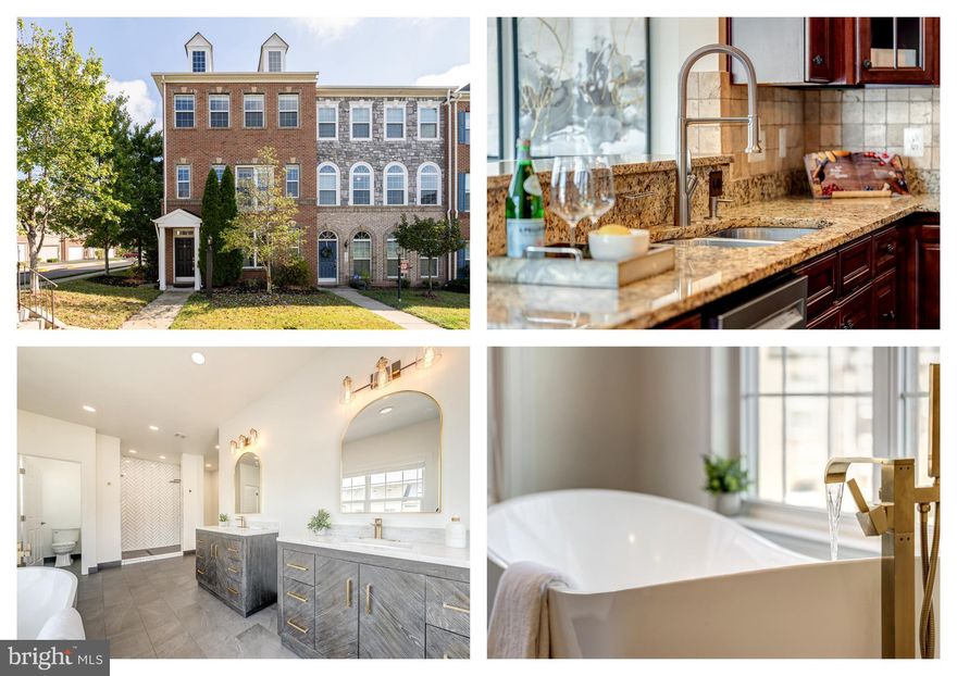 Welcome to 1707 Taymount Terrace NE - a spacious and renovated end-unit townhome in the sought-after River Pointe community in Leesburg, VA! The home is situated on a fantastic lot that faces a large common area and playground. A newly installed irrigation system allows for lush plants and flower beds to enhance curb appeal. The entrance of the home greets visitors with gorgeous, newly installed, large-format tiles that carry through the lower-level and into the office/bedroom. An abundance of natural light highlights the living spaces and gourmet kitchen on the main-level, as well as the rich, upgraded wide-plank hardwood flooring. The primary suite on the upper-level features a tray ceiling, impressive walk-in closet with closet system and an awe-inspiring, fully renovated en-suite bathroom with stand-alone tub, double vanity and a Brazilian-inspired double walk-in shower. Two other guestrooms, each featuring custom cabinetry, as well as a laundry closet and renovated guest bathroom complete the upper-level. The two-car garage with built-in storage system has plenty of space for two cars and various tools. If you’re in the market for a high-end, updated home in an amazing and convenient location, this is the one for you! A list of the various upgrades these sellers have made to the home can be made available upon request.