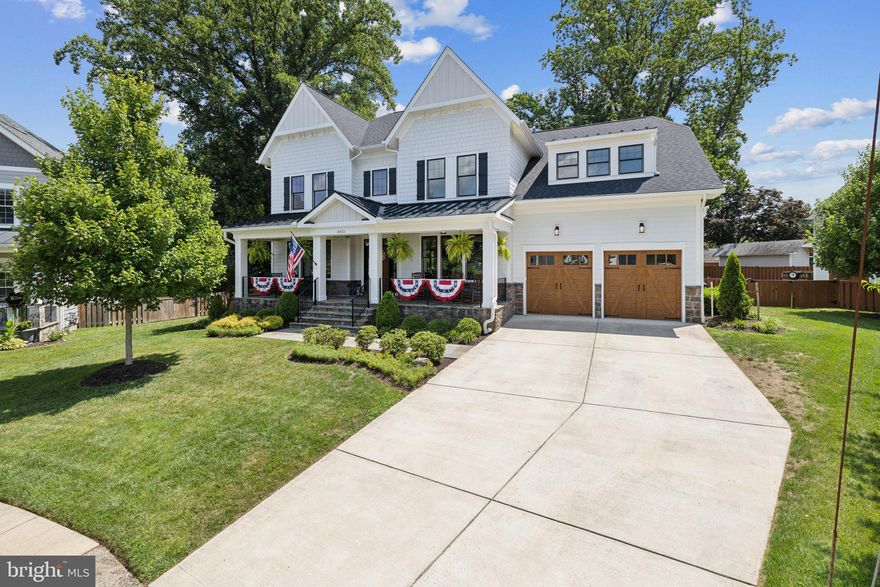 PIMMIT HILLS PERFECTION – Truly one of kind! Taking pride of place in a quiet cul-de-sac, 2011 Kilgore Road abundantly offers all the traditional trappings of an exquisitely tasteful home. From the casual elegance of the coffered ceiling in the family room – featuring a handmade oak fireplace mantel – to the solid and sophisticated hickory hardwood floors, this Pimmit Hills property is bursting with a style that beautifully respects timeless good taste. But tour this wonderful offering with just a bit of scrutiny, and you’ll discover that the traditional has been masterfully married to high-tech. With smartphone convenience, you can operate the thermostats, open the garage doors, or engage the security system. Perhaps best of all, this property’s inspired aesthetic and cutting-edge convenience rest on a foundation of expert engineering that will put any owner’s mind at ease. You’ll love the Pella Enduraclad windows, the Hardie-board siding, the premium shingles with transferrable warranty, the heavy-duty expanded mesh gutter guards, the Rockwool sound insulation throughout, and the 9-zone irrigation system. Speaking of irrigation, the wondrously sized, fully fenced yard of this suburban spread puts 2011 Kilgore over the top. From the large rear deck, which alone easily accommodates outdoor entertaining, step down to a smart flagstone terrace, featuring a regal hearth. Essentially flat, yard maintenance is a breeze. All you need to do is enjoy your own great outdoors. Though even nature gets a boost at this enviable address, with Tysons Pimmit Park practically at your doorstep. The perfect placement also offers a neighborhood Trader Joe’s just beyond, and a thriving neighborhood library. Of course, with a full charge, considering 2011 comes complete with EV/RV charging outlets, you can hit the road, whether RT 495, RT 66, or the Dulles Toll Road with ease. You are invited to tour and see for yourself that 2011 Kilgore Road offers all of this and so much more! From the moment you step up onto the broad, stone front porch – a sublime spot for taking in a sunset – and into the elegant foyer, you’ll agree that this grand home is in a league of its own. You’ll immediately imagine the memories you’ll make over a feast in the formal dining room with tray ceiling, or in the warmly welcoming gourmet kitchen. Let yourself get lost in the pampering primary suite, where dual walk-in closets, private sitting area, spa bath, and balcony retreat promise sweet dreams nightly. Altogether, 2011 Kilgore Road truly presents all the hallmarks of quality. It is six bedrooms, five baths, and undeniably five stars.