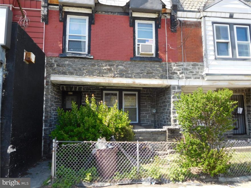 Germantown 2 bedroom house that in need of  rehab, fair condition, but in great location All offers will be presented, $2500 deposit and proof of funds will be required, AS IS addendum and buyer is responsible for u/o. Cash or hard money financing only. All offers will be presented.