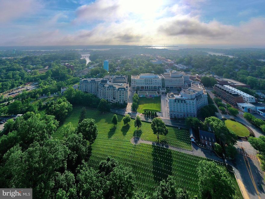 Luxury 2 bedroom 2 bath Penthouse Unit! Live an upscale lifestyle in this sophisticated Premier Condo Residence at Park Place .
An opportunity to enjoy modern amenities and the timeless beauty of the past of Historic Annapolis! Immerse yourself in town with the rich history that Annapolis has to offer. Treetop views from the 5 sliding glass doors. Walk-in closet in the primary bedroom that also includes  an additional custom built-in wardrobe with drawers and more closet space.
The Guest bedroom has incredible custom built-ins that include a Murphy bed and an office desk with more storage. Built-ins also in Living room area. Upgrades throughout! Two deeded parking spaces. 
Brand new HVAC in July 2023!
 Park Place offers onsite concierge service at the 24/7  staffed front desk in lobby. A beautiful pool with hot tub, courtyard patio with grills, a dog park, on site EV stations, party room, club room, and a library book exchange. A Social committee that plans numerous events . 
Living in this Historic city means being surrounded with landmarks all within walking distance. Downtown Annapolis is known for its excellent dining options from cozy cafes to upscale restaurants. Walk to City Dock and fall in love this beautiful place!