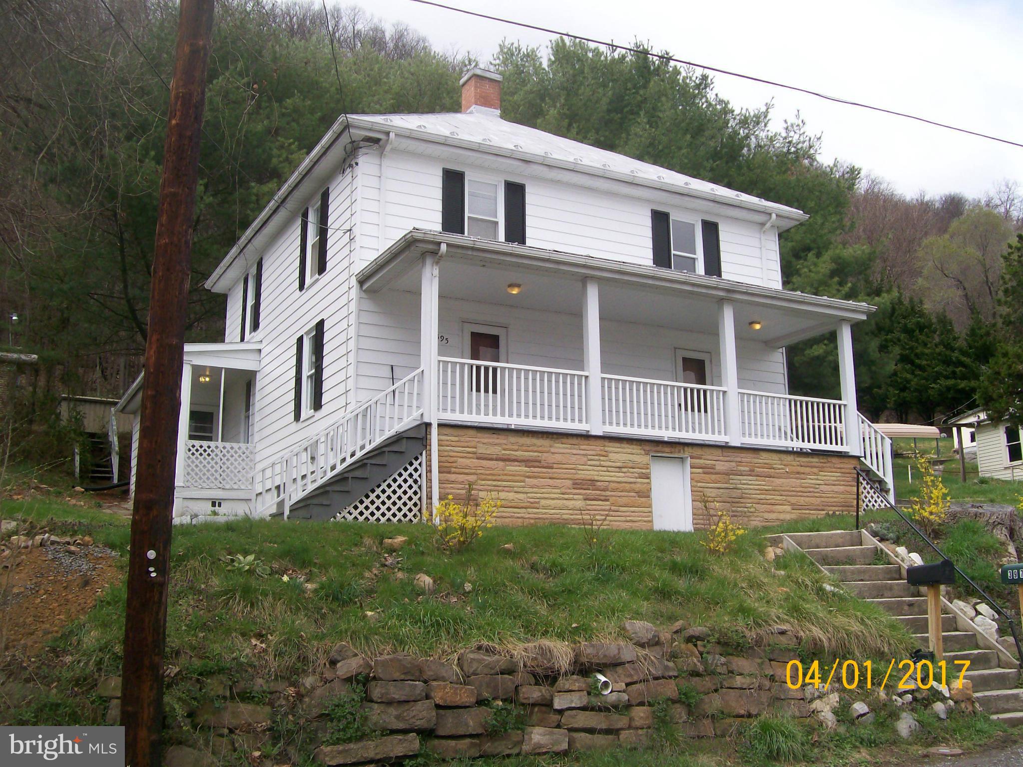 Duplex with a large front porch to enjoy in the evening. Views are overlooking Town of Bath. You will have a side yard for each tenant. Water, Sewer and trash included.