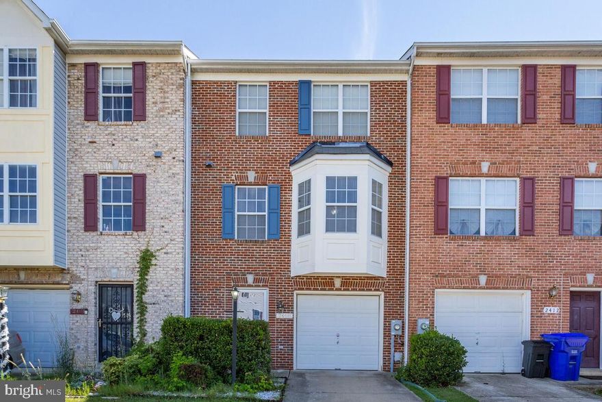 JUST REDUCED!! Three level above ground townhome with lots of space.  Home offers three bedrooms and 2.5 baths.  Entry level basement with fireplace and access to garage.  Upper level features kitchen with stainless steel appliances, bay window with room for breakfast table, large dining area and step down living room that leads to deck.   Master bedroom has full bath with standup shower.   The house also offers two other bedrooms with a full bedroom hallway bath with tub.  Playground area located in back easy view from deck.  Must See!