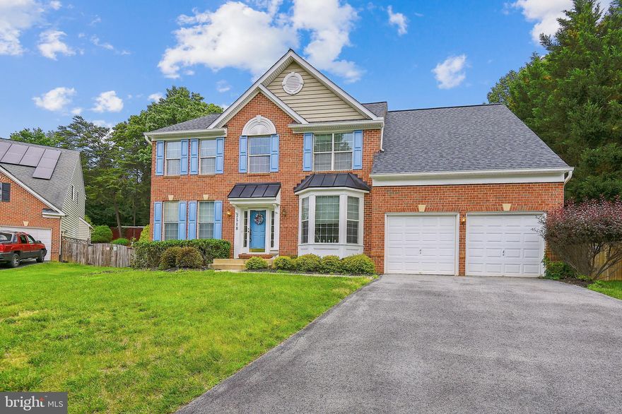 Welcome Home to this rarely available brick colonial home in the Oaks at Garrison Forest!! This home is nicely positioned on the cul-de-sac! This is a 5 bedroom, 3 full and one half bath home!  ***Estimated total square feet of this home is 4140 sq. ft!!!***BASEMENT IS FULLY FINISHED!!!!!! FULL BASEMENT HAS 5TH BEDROOM AND FULL BATH PLUS A STORAGE ROOM WITH A WALK UP EXIT TO THE YARD!!!! ***SELLER SAID THEY ARE OPEN TO NEGOTIATIONS*** This home also offers a library/office on the main level that is perfect for a work at home space! The formal living room and dining room are perfect for those special holidays and gatherings! The kitchen is sure to delight the chef in the home with a cooktop in the island, double wall ovens, plenty of cabinet space and a pantry! Eat in area in the kitchen.  The family room has a gas fireplace and the slider doors off of the family room lead out to the deck. The laundry room is conveniently located on the main level. The owners suite offers a sitting area with a gas fireplace to keep you warm and toasty on those cool nights!  You will also find a walk in closet, and in the owners bathroom there is a soaking tub, shower and double sinks! There are 3 additional bedrooms and another full bathroom on the upper level.  Plenty of space to spread out in this lovely home!  The basement has two large rooms for relaxing, having fun, or whatever your heart desires!  The 5th bedroom and another full bath are also in the basement.  The basement is fully carpeted! Storage room.  Walk out stairs from the basement to the yard.  2 car front load garage!  NEW roof, gutters, Carrier HVAC unit, garbage disposal, and shutters were painted in 2018.   It is so convenient that this home is located close to Stevenson University, Strayer University, and the Community College of Baltimore County and so many shopping areas are nearby and easy access to the highways.  This home is waiting for you!