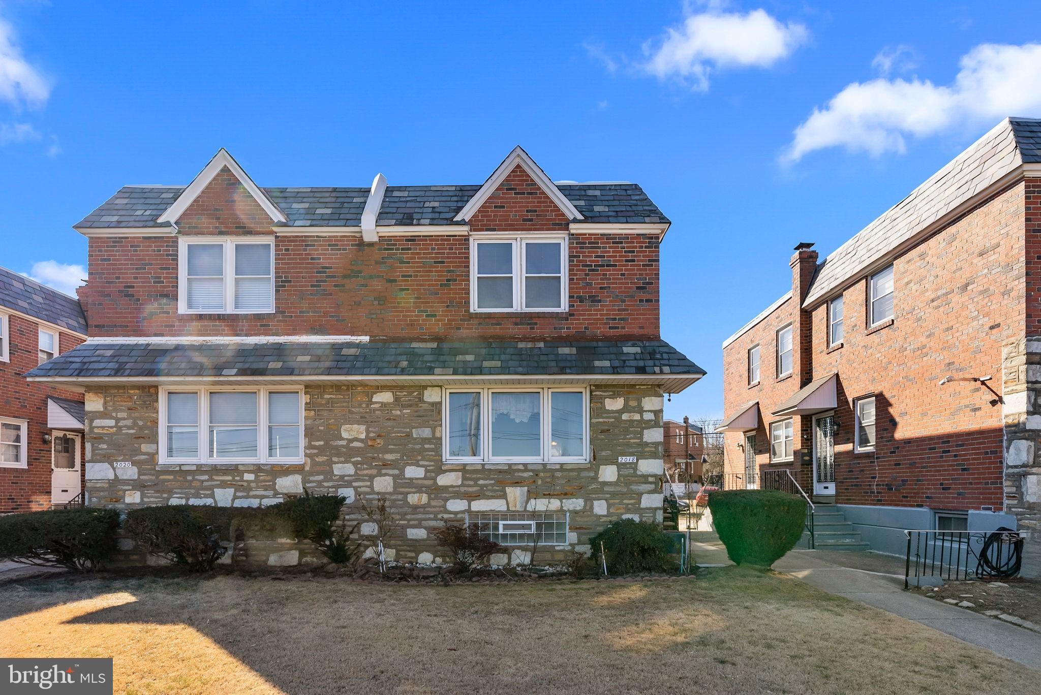 Welcome to this well-maintained 3 bedrooms and 1.5 bath stone and brick twin in the Rhawnhurst section of Northeast Philadelphia! Pride of ownership is shown throughout. Come check out this updated kitchen that features beautiful cabinets and granite counter tops which also has an eat in area. There is a spacious dining room for entertaining family and friends. A large living room that let's in a lot of natural lighting and has ceramic tile flooring and half bath is also on the first floor. Upstairs there are 3 ample size bedrooms and a bath with a Jacuzzi bathtub.
Walk downstairs to a nice sized finished basement for extra space and many other possibilities with a separate laundry room area and a garage space that has been closed off for extra storage but can be possibly converted back into a garage. Washer, dryer and refrigerator included. Rear driveway for 2 car parking. Close by to shopping centers, restaurants and all major highways. Schedule your appointment today!