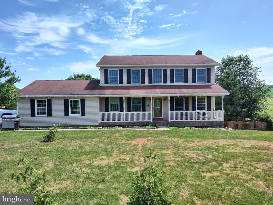 Offered for sale is nearly 27 acres - nearly 24 of which are pasture. Many outbuildings are in place to accommodate all of your hobbies! 90'x42' Morton building closest to the house has a mezzanine and could possibly be used for a home-based business (check with the township). 36'x42' stable/barn. Up the hill to the north is a set of garages, four of which may be rented out per the township. The main home isn't some old farmhouse that's falling apart. Built in 1995, it has been upgraded and remodeled recently to make it even better than before! Three bedrooms upstairs with a possible fourth and 3.5 bathrooms. Master bedroom boasts an en suite bathroom plus an ample walk-in closet. The basement is mostly finished and is currently used as a bedroom plus storage. Don't miss the awesome shower down there! There is a sunroom off the kitchen that gives great views of the pasture and surrounding area - a great place to relax in the morning with a cup of coffee for some quiet time. Through the two-car garage is the driveway that leads north past all of the outbuildings. Several outdoor water spigots are located on the property. Three electric meters on the property - one for the house, one for the southern outbuildings, and one for the northern outbuildings. You won't be disappointed with all this property has to offer!