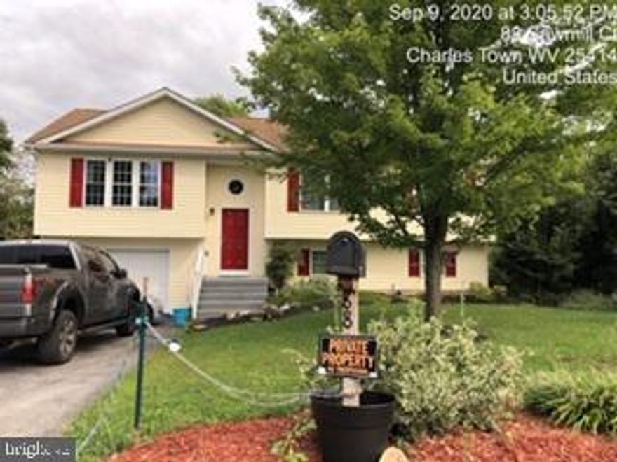 You'll have to hurry to grab this charming split foyer!  Open plan living area with hardwood floors. Light filled kitchen with ceramic tile flooring. 3 bedrooms up and possible 4th bedroom down or use as additional family room.  Large game room or storage. New HVAC unit. Plenty of storage in the large closets and lower level.  Large deck. Great location convenient to  downtown Charles Town with restaurants, shopping, the train and the race track/casino.    Have some great quiet time with a cup of coffee or a great book on your walk out patio. Freddie Mac First Look Initiative ends Dec. 6th. Sold As-Is and in good shape! Highest and best offers due Friday, Nov. 20 by 2:00 PM.