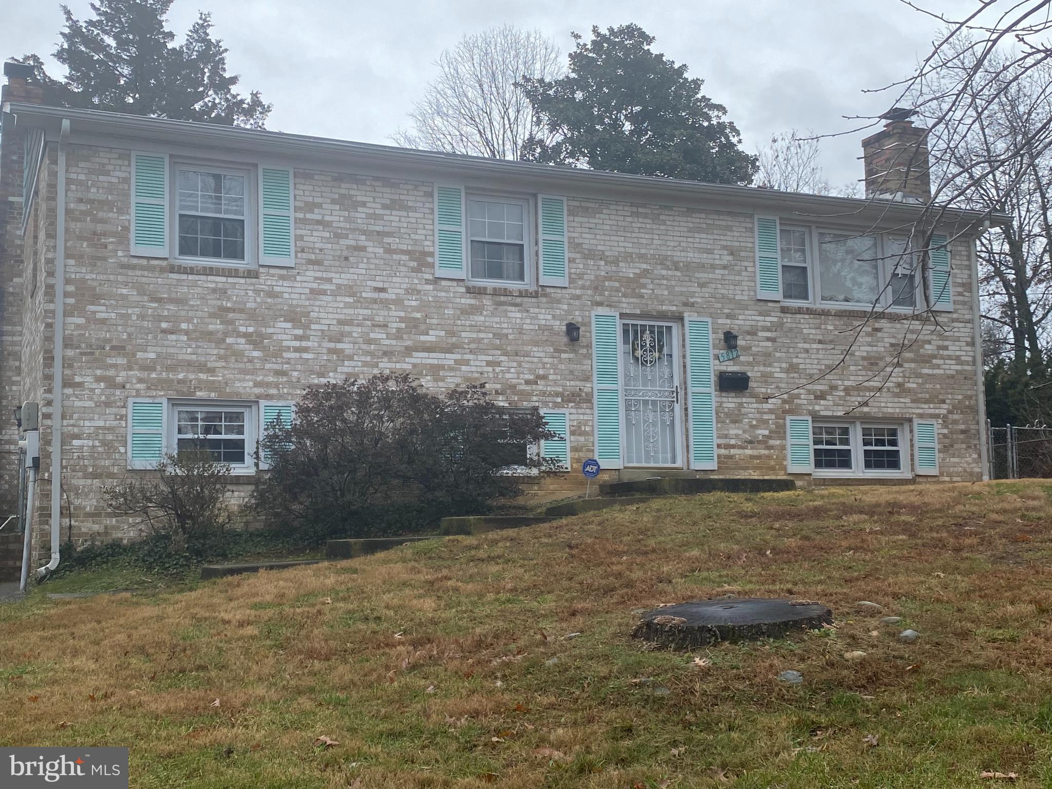 SELLER IS REVIEWING OFFERS. Don’t miss this Beauty! Welcome home to this all brick single family home, split foyer style located minutes from DC and VA and public transportation. This home features 3 nicely sized bedrooms with 3 full bathrooms, separate living and dining rooms and fully finished basement with fireplace and built in bar. The home is being sold as is with a one year home warranty.