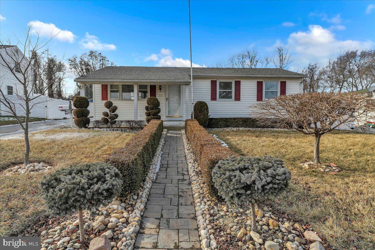 Welcome to this beautifully refreshed 1-story home, ideally located just minutes from I-95 and the Delaware state line. This spacious residence features three comfortable bedrooms, a well-appointed bathroom, and a cozy family room that provides direct access to the inviting backyard—perfect for outdoor gatherings and relaxation.
The home boasts a long driveway leading to a detached two-car garage, ensuring ample parking and storage. Recent updates include neutral paint throughout, giving the interior a fresh and modern feel, as well as a new HVAC system for year-round comfort. The roof is only 7 years old, providing peace of mind for years to come.