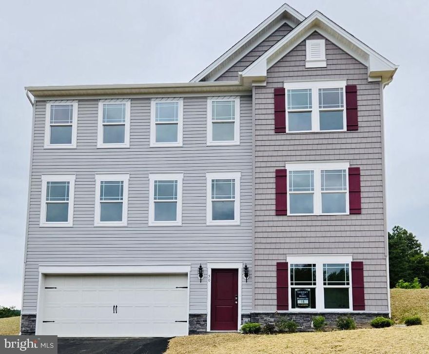 A Brand New Gemcraft Homes exclusive! The BRISTOL III home design is a single-family home with 4 bedrooms, 2.5 baths, a 2 car garage and unfinished basement. The home is perched beautifully on top of the hills of Romney with a nice view. Enter the property on your private paved driveway and into the spacious 2 car garage. Upon entering the main floor, there is an open concept living area with an open floor plan featuring a great room, kitchen with pantry, and dining area. As you ascend the stairs to the second floor, you will find a laundry closet and hall bathroom conveniently located adjacent to the bedrooms. The highlight of the second level is a spacious owners bedroom with an en-suite bathroom and the coveted walk-in closet. The owner's suite shares the level with three additional bedrooms. Located in the charming town of Romney in the popular South Hills SD, the home is convenient to schools, shopping and employment. Come to WV and enjoy this brand new home! Home is still having finishing work completed. More pictures coming soon!