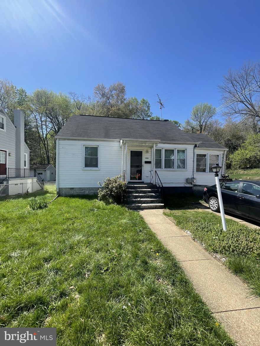 MULTIPLE OFFERS RECEIVED - OFFER DEADLINE IS FRIDAY 4/11/25 @ 6PM
Opportunity knocks in Capitol Heights! Turn your sweat into equity in this 2-bedroom, 2-bathroom single family home. This property offers great potential for investors or savvy buyers ready to renovate and make it their own. Featuring a spacious driveway for off-street parking, a full basement with a second bathroom, and an attic offering additional storage or expansion possibilities. While the home needs some TLC, it’s full of promise and ready for your vision. Located just minutes from I-495 with easy access to DC, this home is ideally situated for commuters. Enjoy nearby neighborhood amenities such as shopping centers, public transportation, and parks. Don’t miss this chance to build equity in a growing area—schedule your tour today!