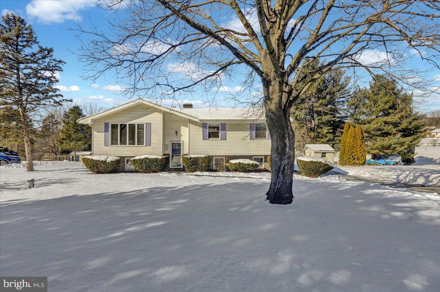 Welcome home to this beautiful 3-bedroom, 2-bath bi-level in the highly sought-after Schuylkill Valley School District! As you step inside, you’re greeted by a bright and airy atmosphere with natural light flooding the space. Head upstairs to find stunning hardwood floors throughout, a spacious and functional kitchen, and three cozy bedrooms conveniently located down the hall, along with a full bathroom and access to an attic for additional storage.

Downstairs, you’ll find a warm and inviting living area featuring a gorgeous wood-burning fireplace, perfect for relaxing or entertaining. The lower level also includes a bar, another bathroom, and a convenient laundry area. Step outside to enjoy breathtaking views from the back patio—an ideal spot for unwinding or hosting guests.

Additional features include a one-car garage and a separate storage shed for all your needs. Don’t miss your chance to make this charming bi-level your own!