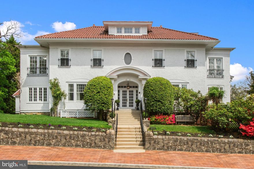 ALL OFFERS DUE AT 5PM, MON 4/25!                     Main lvl, includes double LR, sun room, DR, kit. & breakfast room/butler's pantry/FR. Upper lvl has 5 room master suite & 2 more BRs w ensuite BAs & shared common room. Top lvl has 2 BRs w ensuite BAs & another large room. Lower lvl has rec room, bedroom/nanny ste w BA & kitchenette, laundry room, work room & wine storage. 4 car prkg, 1 car gar.