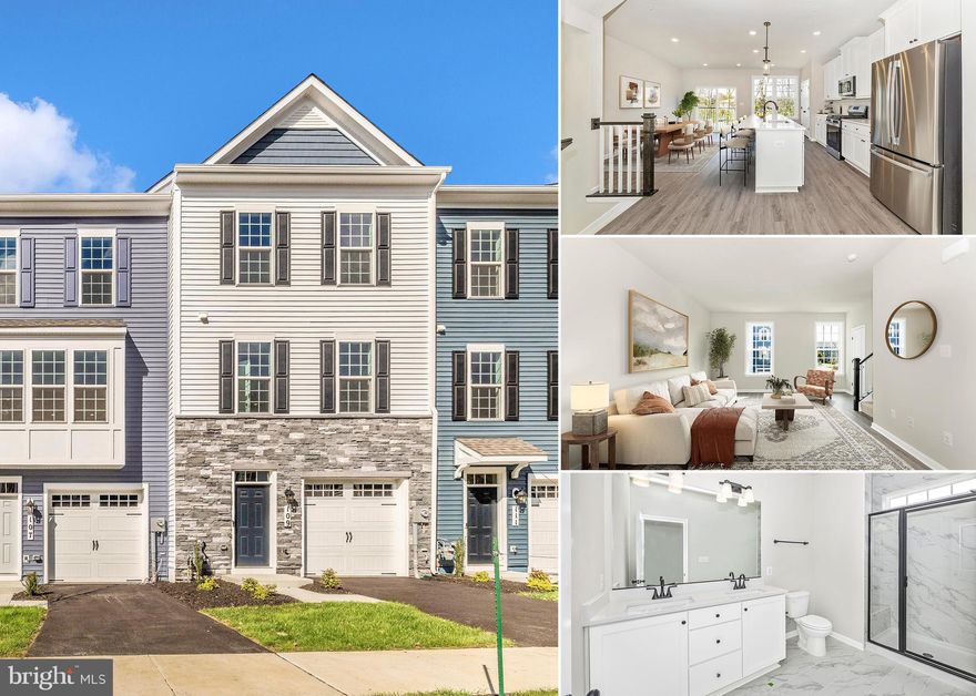 This MOVE-IN-READY Auburn II luxury townhome at Spring Bank by PDR Homes offers three beautifully finished levels with 4 bedrooms, 3.5 bathrooms, and a 1-car garage—all in a highly walkable location near Clemson Corner and Market Square. Enjoy thoughtful upgrades throughout, including a gourmet kitchen with quartz countertops, stainless steel appliances, subway tile backsplash, an oversized center island with pendant lighting, a sunroom extension, and a 10' x 18' composite deck. The owner’s suite features a vaulted ceiling, LVP flooring, walk-in closet, and a spa-inspired bathroom with an expansive, floor-to-ceiling tiled shower. The lower level includes a spacious rec room or 4th bedroom with LVP flooring and its own walk-in closet and full bath. Photos are representative. Take advantage of this LIMITED-TIME OPPORTUNITY — move in now and choose $15,000 toward closing costs or a 2/1 rate buydown for BIG SAVINGS on your first two years of payments! Move in before the holidays!