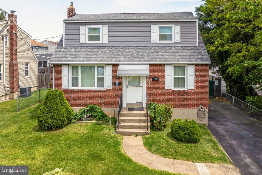 Welcome to 752 Kedron Avenue! This beautifully maintained home offering the perfect combination of thoughtful updates, flexible living space, and outdoor enjoyment. Peace of mind comes easy with newer roof, siding, windows, and exterior doors. The HVAC system less than 3 years old and a water heater less than 2 years old! Inside, you'll find newer Anderson wood plank flooring throughout the main level, adding warmth and style throughout the living spaces. The main level features a first-floor bedroom with an attached half bath, offering flexibility for guests, multigenerational living, or a home office setup. Upstairs, you'll find two spacious bedrooms and an updated full bath. The full basement is partially finished, providing additional living space perfect for a rec room, gym, or playroom while still offering plenty of storage with multiple closets. Step outside to enjoy your fully fenced backyard, complete with a covered patio, creating the perfect space for relaxing, entertaining, summer BBQs, or letting pets and kids play freely. Conveniently located near shopping, dining, parks, and major commuter routes, and within the highly regarded Ridley School District, this home is truly move-in ready.
