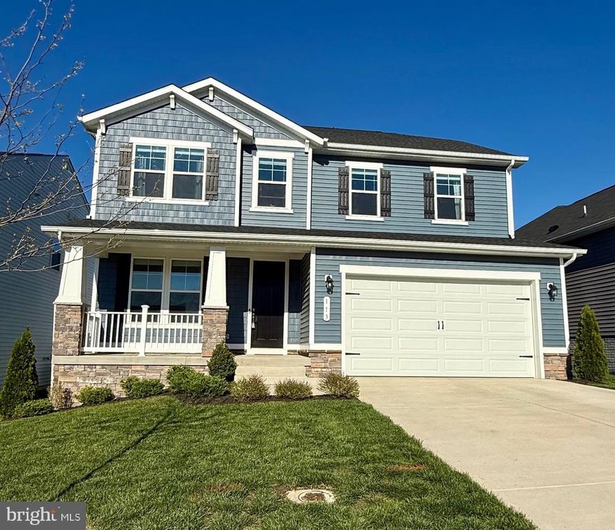 Welcome to 113 Edgar Lane in the heart of Winchester, VA—where modern design meets everyday comfort in this beautifully crafted 2023 home. Offering 4 spacious bedrooms and 2.5 baths, this nearly new residence is thoughtfully upgraded throughout and ready to impress.
Step inside to discover a bright, open floor plan filled with natural light, creating an inviting and airy atmosphere from the moment you enter. The main living areas showcase elegant hardwood floors, seamlessly connecting the spaces for both relaxed living and effortless entertaining.
At the center of the home is a stunning gourmet kitchen, designed to delight any chef. Featuring a massive island, sleek stainless steel appliances, and ample cabinetry, it’s the perfect gathering place for family and friends alike.
Upstairs, plush carpeting adds warmth and comfort to the generously sized bedrooms, offering peaceful retreats at the end of the day. The primary suite provides a private escape, highlighted by a luxurious en-suite bath with a spacious walk-in shower.
Step outside to enjoy a fully fenced backyard, complete with a brand-new deck—ideal for outdoor dining, entertaining, or simply soaking in the tranquility. Beyond the yard, a large open common area enhances the sense of space and privacy, creating a serene backdrop rarely found.
This home truly blends style, function, and location—offering modern living at its finest. Don’t miss the opportunity to make it yours.