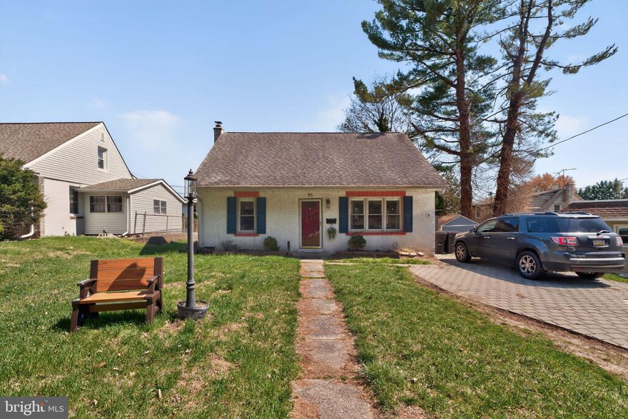 Welcome to 55 Kirk Lane in Media  - “Everybody’s Hometown” for a reason! This adorable 3-bedroom, 2-bath Cape Cod is full of character and charm. Out front, sidewalks lead you through a walkable neighborhood and down to beloved restaurants and local shops along Providence Road. Step inside to an open-concept living space where a big, sunny bay window practically begs you to curl up with coffee and a good book. Upstairs, the spacious primary suite feels like a cozy retreat, complete with a walk-in closet and a roomy bathroom featuring a shower/tub. The partially finished basement adds bonus space for movie nights, hobbies, or your work-from-home setup. Charming, cheerful, and perfectly placed—this is the kind of home that makes you understand why Media is truly Everybody’s Hometown.