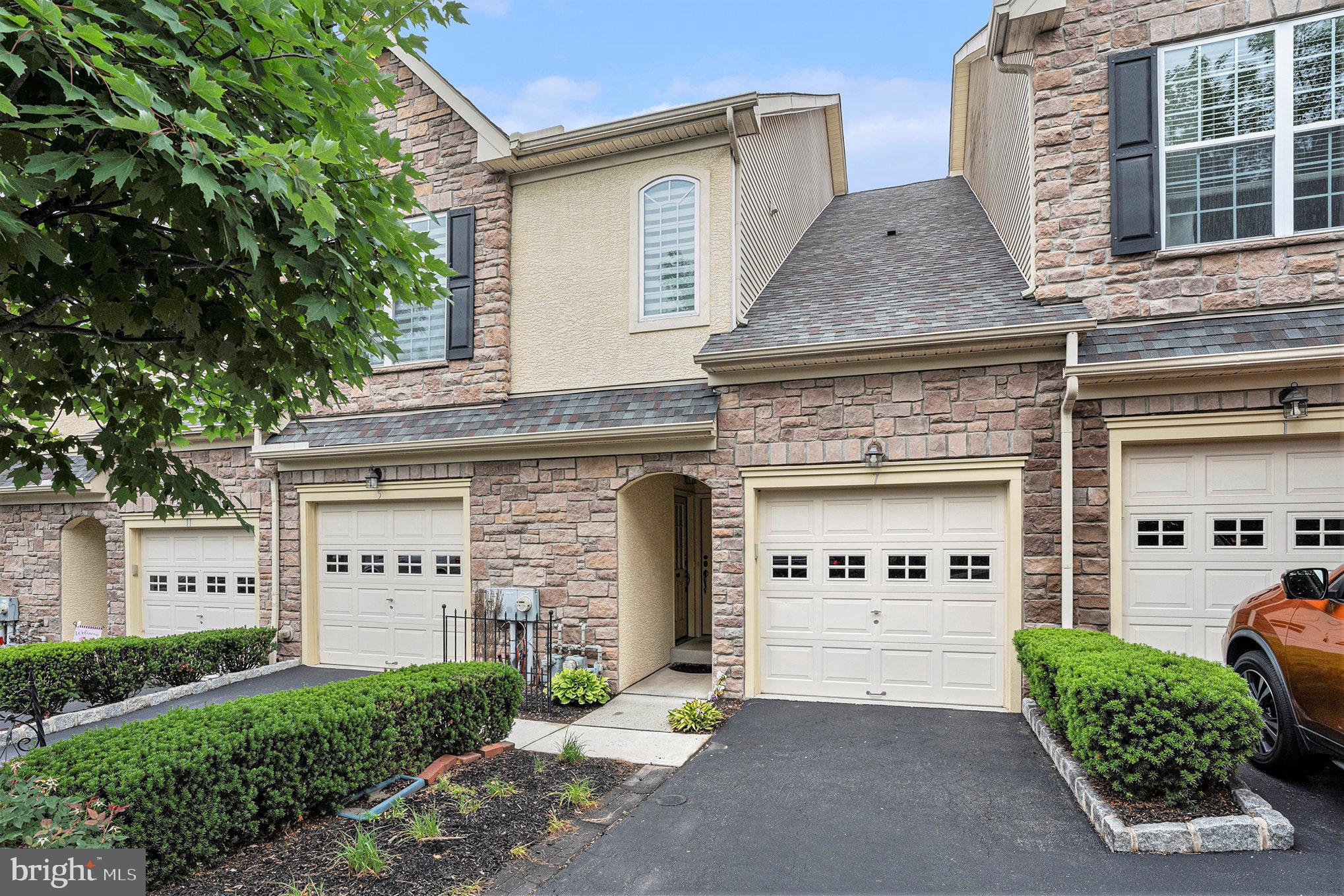 Welcome to 7 Merri Claud Dr, a beautifully refreshed townhome nestled in the tranquil 55+ community of Jefferson Crossing in East Norriton. Featuring an attached one-car garage with interior access, this home shines with fresh paint, hardwood flooring, and plush new carpet. The main level includes a spacious primary bedroom with walk-in closet and ensuite bathroom with easily accessible stall shower. Enjoy the generously sized living area with access to a charming rear deck and an open kitchen with under-cabinet lighting and space for dining or a cozy breakfast spot. A laundry closet in the kitchen plus a convenient half bath complete the thoughtful layout. Originally designed as a 2-bedroom model, the owner chose to expand the lower level by forgoing the second bedroom in favor of a more spacious finished basement. Complete with a full bathroom, this versatile area can easily be converted by adding two walls and a closet to make a second bedroom if desired. As it stands, the expansive lower level is ideal for use as a family room, game room, home theater, home office and/or guest suite—offering endless possibilities to suit your lifestyle. Situated just off Germantown Pike and minutes from US‑202 and the PA Turnpike, residents benefit from easy commuting and access to top-tier shopping and dining. Enjoy nearby Hillcrest Plaza with over 20 restaurants and retailers, plus McCandless Crossing’s array of shops and entertainment, including supermarkets, fitness centers, and theaters. Outdoor lovers will appreciate local parks and scenic walking trails; medical care is close by too, with Einstein Medical Center nearby. This community’s low-maintenance lifestyle is enhanced by lush landscaping, a gazebo and pond walkways, creating a serene yet vibrant environment. Come take a look today before it’s too late!