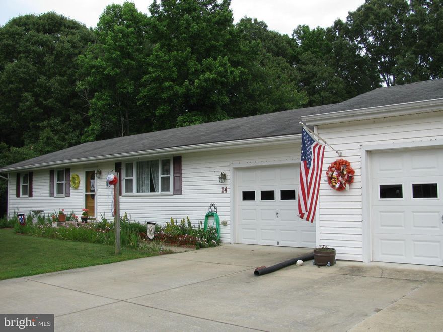 Beautiful rambler, original hardwood floors, kitchen updated (a must see) a large family room with an outside entrance to the deck and pool.  Owner has planted many flowers.  In ground pool for your summer enjoyment.  Master bedroom has a sliding glass door that opens to the pool, the master bedroom also has a full sized master bathroom.  There is also a two car attached garage.