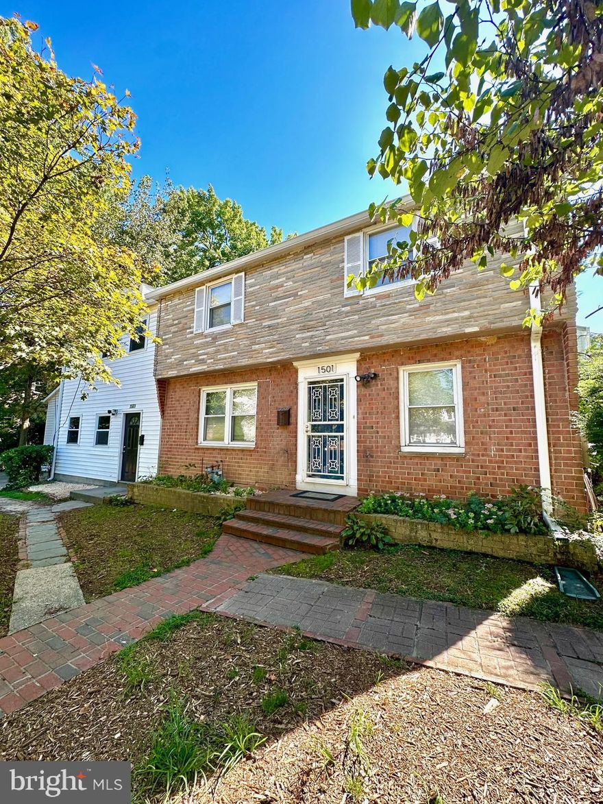 Biggest single family home in the neighborhood with its own detached garage and drive way. You won’t find anything like it! Great location! Minutes from Washington DC, metro and shopping.  This could be yours! Roof and gutters less than a year old! Freshly painted, new flooring throughout and more!