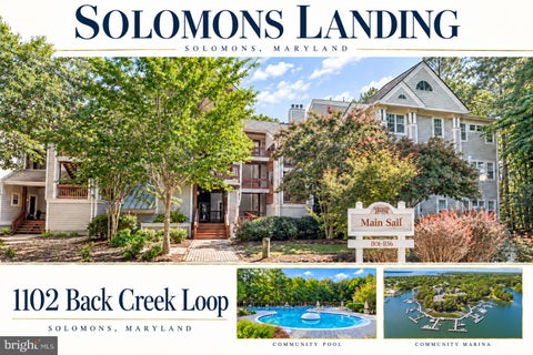 Condo For Sale - 1102 Back Creek Loop #1102<br/> SOLOMONS, MD 20688