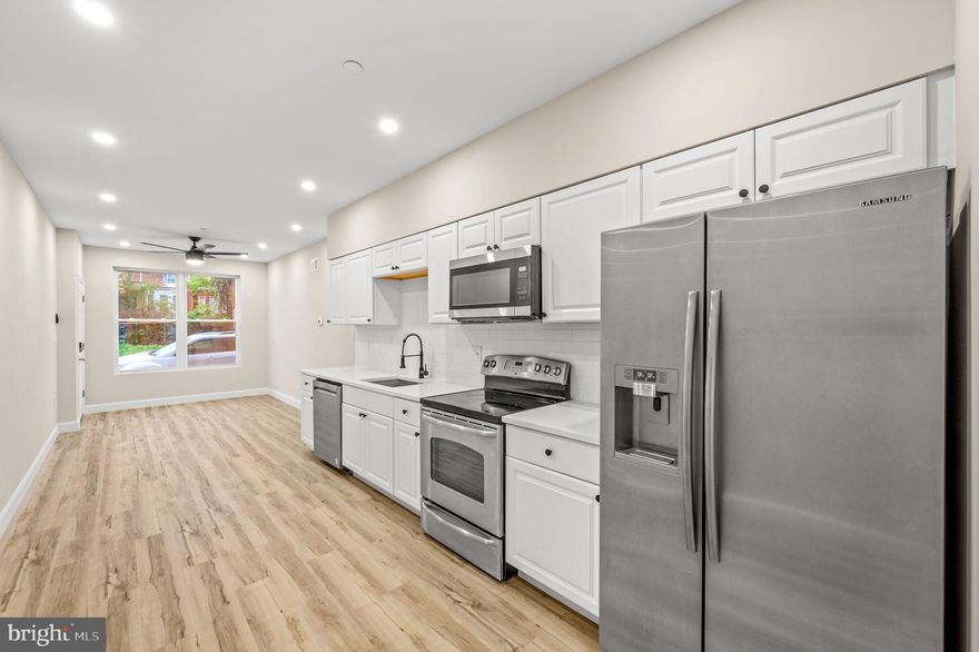 2134 N 19th Street is available for rent! This brand new construction property features 3 large bedrooms, 2 full bathrooms for only $1,800 per month & is walking distance to Temple University. This bi-level unit includes central air, a washer & dryer in-unit, large bedrooms, luxury flooring throughout, & beautiful tile in the bathrooms. The first floor living room offers tons of natural light, a spacious kitchen & an oversized bedroom. The lower level features two large bedrooms (one can be used as an office or den) and an oversized bathroom. You also have access to your own quiet backyard area. There is lots of closet space and a big basement for storage. Owner pays for water & trash. Tenants are responsible for electric. This unit is available for immediate move in. Schedule your tour today!