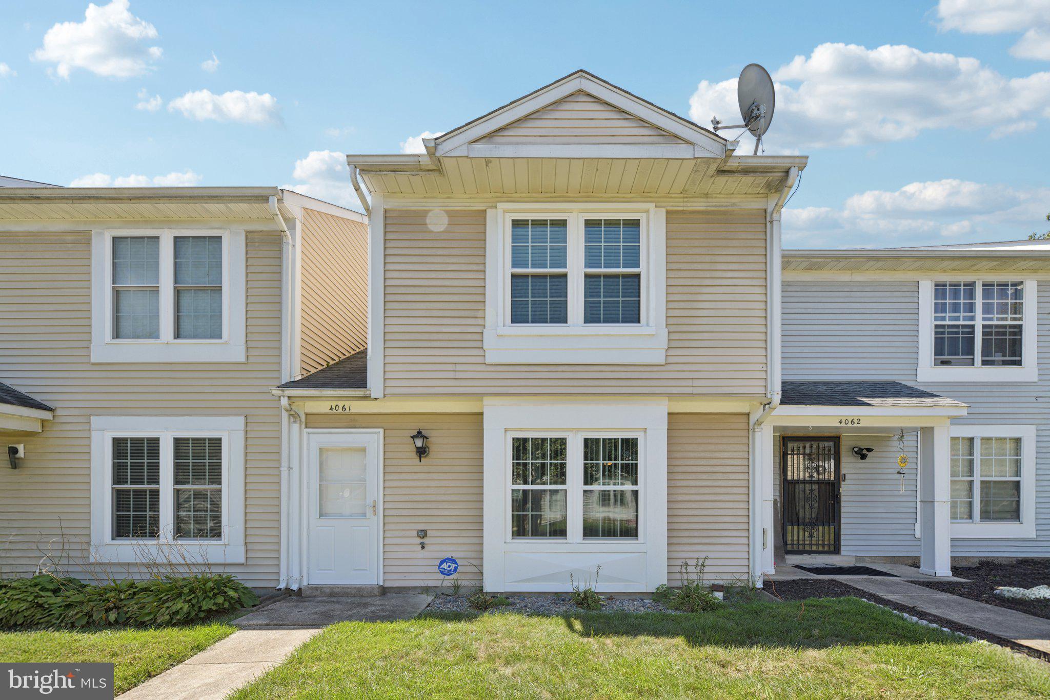 Looking for your perfect starter home? This charming move-in ready townhome offers 3 spacious bedrooms and 2.5 baths. With over 1,400 square feet of thoughtfully designed space, this home features an open-concept living/dining room combo, an eat-in kitchen with stainless steel appliances. Highlights include an updated primary-suite bathroom, a refreshed half-bath on the main level, and brand-new carpet upstairs. The fenced-in backyard with brick patio is great for entertaining or relaxing. Located in a commuter-friendly neighborhood near shopping, restaurants, and entertainment. Whether you’re commuting to DC or enjoying weekends close to home, this location is ideal for growing households seeking space, convenience, and value. One-year home warranty included for added confidence.