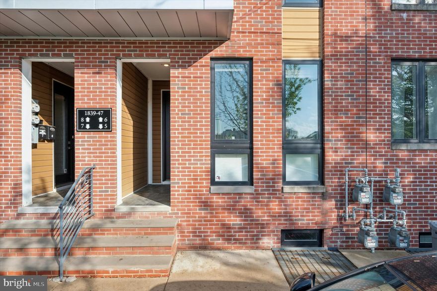 Welcome to your new home at 1839-47 Blair Street #6! Nestled on a serene street in the vibrant Fishtown neighborhood, this modern 2-bedroom, 2.5-bathroom condo offers the perfect blend of comfort and convenience. The spacious open-concept living area is bathed in natural light, highlighting sleek finishes and high ceilings that create an inviting, airy atmosphere. The gourmet kitchen features stainless steel appliances, quartz countertops, and ample cabinetry, perfect for home chefs and entertaining alike. Enjoy the convenience of a main floor half bathroom just off the living room.

The primary bedroom boasts an en-suite bath with twin closets and a Juliet balcony, while the second bedroom is ideal for guests, a home office, or a cozy retreat. An additional Jack-and-Jill full-bath provides added convenience for residents and visitors. Laundry is conveniently located on the second floor. The highlight of this home is the private roof deck, offering a peaceful outdoor space for relaxation or entertaining.

With the best of Fishtown just a stroll down Frankford Avenue away—trendy restaurants, like Suraya and WM Mulherin’s, local breweries and coffee shops such as Evil Genius and La Colombe, and artisanal shops—you’ll enjoy the charm of a quiet residential street while being close to all the action. This condo blends modern amenities with a prime location, making it the ideal place to call home.