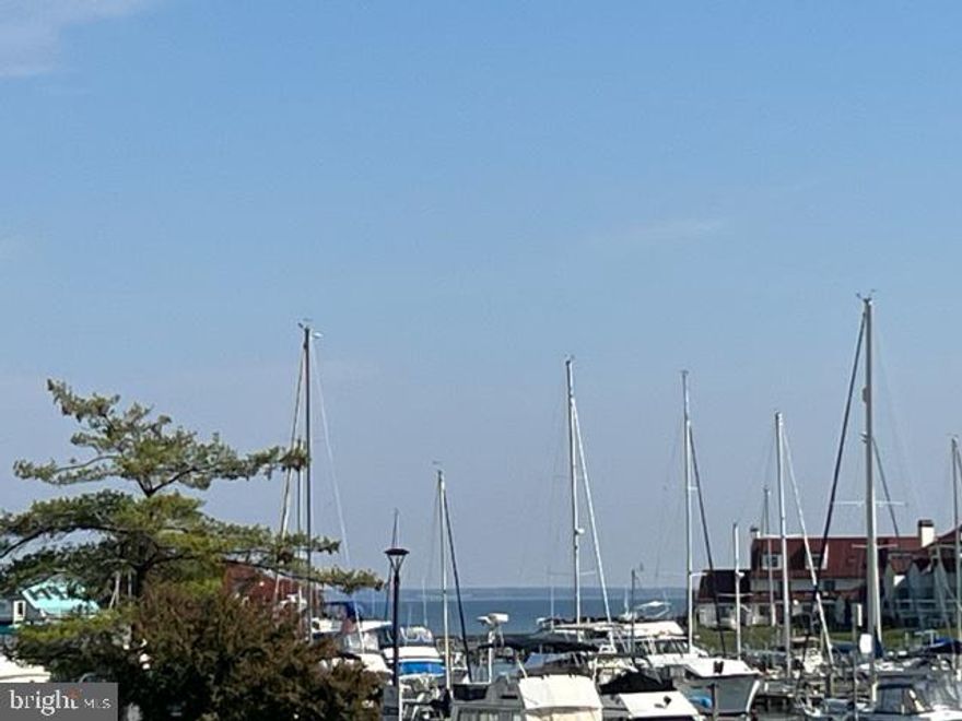 Fabulous marina front townhouse with amazing views- enjoy the multi decks, open floor plan, warm fireplace, garage and driveway parking, 3 large bedrooms and very nice master bath with separate tub and shower. Just minutes to shopping, dining, Bay Bridge, and more.  Wonderful community amenities.  Available now- pets case by case.