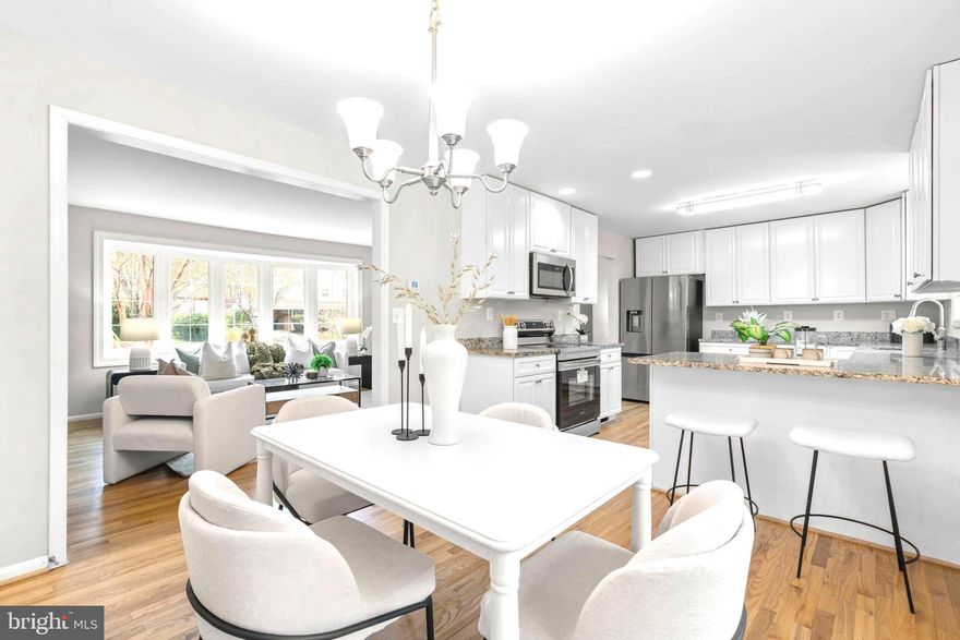 Welcome to this beautiful renovated Montgomery county 5 bedroom and 3 bath home with walkout level basement that leads to wonderful patio overlooking a large and level rear yard with spectacular calming serenity and quiet bliss perfect for entertaining and gathering! Main level has beautiful hardwood floors throughout where the living room, dining room, kitchen with stainless steel appliances and granite countertops are located.  Additionally, the master bedroom and 3 additional bedrooms and hall way bathroom are also on the main level. In the lower level you will find the huge family room with wood burning fireplace, 3rd bathroom, 5th bedroom, recreation area, storage and large oversize laundry room. 
Roof was replaced in 2022. Professionally landscaped. Close to the FDA with commuter routes that include I95, Route 200 (the ICC)New Hampshire Avenue, Randolph Road and equidistant to Washington D.C. and Baltimore . Find a variety of shopping, dining, and entertainment options just minutes from your doorstep. Come by, fall in love and make it yours!