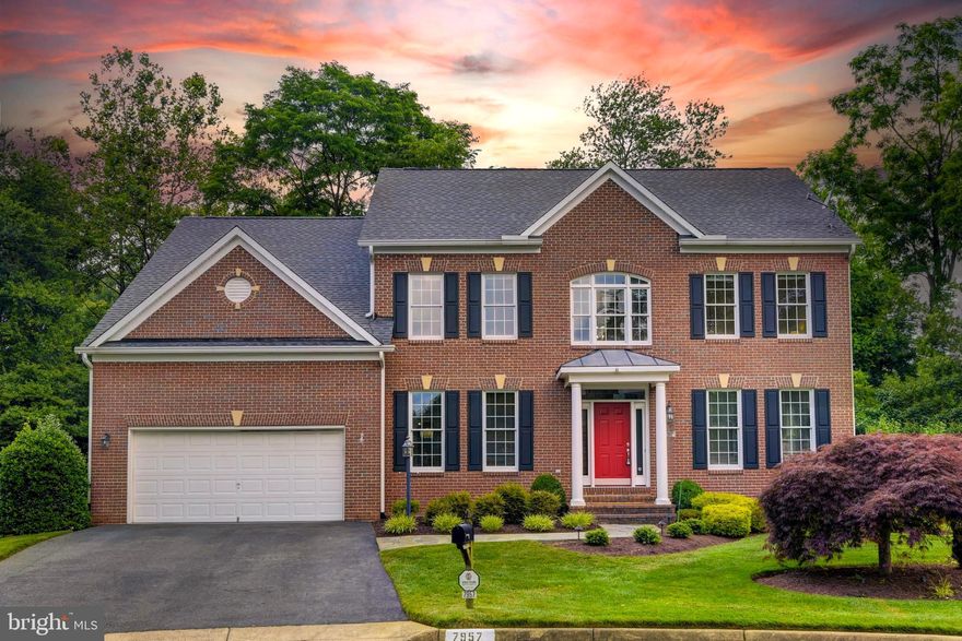 All Offers Due By 12:00 p.m. Monday, June 10. Sited at the End of a Cul-de-sac, this Updated 5,500 sq ft All Brick Home with Open Floor Plan Boasts Four (plus) Bedrooms, 4.5 Baths, New Flooring, a Delightful Screen Porch, and Nestled Within an Enclave of Nine Homes in the Highly Desirable Tysons Glen Community. 

Upon Entering the Front Door You Are Greeted By Newly Sanded and Refinished Hardwood Flooring, ​a 2-Story Foyer with Curved Stairway that is Flanked by the Sunny Living Room and the Generous Sized Dining Room, which is Perfect for Hosting Large Dinner Parties. Continuing with the Open Floor Plan is the Expansive Sun Drenched Main Level Incorporating a Family Room with Walls of Windows, a Vaulted Ceiling, a Cozy Gas Fireplace, and a Sliding Glass Door with Access to Your Lovely and Sizable Screen Porch with Vaulted Ceiling and Skylights. Relish the Adjoining  White Chef's Kitchen with Center Island Breakfast Bar, a Convenient Work Station, Gas Cooktop, Double Ovens, Multiple Pantry Closets, and a Sliding Glass Door Opening to the Screen Porch, which Offers a Wonderful Spot for Sipping Your Morning Coffee or Dining Alfresco. ​The Adjacent Laundry/Mudroom is Conveniently Located Next to the Kitchen and Garage, Adding Practicality to the Mix. Enjoy the  Appealing Study with Glass French Doors Leading to the Custom Flagstone Patio Overlooking the Lush Backyard with Sprinkler System. 

Ascend the Stairs to the Upper Level with Dramatic 2-Story Overlook and Newly Refinished Hardwood Flooring. French Doors Open to Your Expansive Primary Suite ​- a True Sanctuary Complete with Tray Ceiling, Sitting Area, Multiple Closets Including a Walk-In Closet, and a Bonus Room that Could be a 5th Bedroom/Nursery/Office/Additional Walk-In Closet. The Primary Bath Contains a Dual Sink Vanity, Soaking Tub, and Shower. 

Continuing on the Upper Level are Three Additional Large Bedrooms, a Full Bath with Dual Sink Vanity, and Bedroom #2 which is Ensuite. 

The Lower Level Walk-Up Sports New Luxury Vinyl Plank Flooring​ and Offers Ample Space for Recreation and Relaxation. This Vast Area Includes a Bonus Room  Currently Used as a Bedroom, a Full Bath, the Enormous Recreation Room ​with Gas Fireplace, and a Considerably Sized Gym/Playroom with Multiple Storage Closets. An Oversized Storage Room Completes the Lower Level. 

This is a Commuter's Dream Location with Easy Access to Routes 495 and 66, the Silver Line Metro and Dunn Loring-Merrifield Metro. Just Minutes to Tysons Corner Center and Merrifield's Mosaic District with a Plethora of Shopping, Restaurants, and Entertainment. 

Recent Capital Improvements Include: 2024 Sanded and Refinished Hardwood Flooring on Main and Upper Levels. New Carpet in Upper Level Bedrooms. New Luxury Vinyl Plank Flooring in Lower Level. New Light Fixtures and Ceiling Fans. Entire Interior Freshly Painted in Decorator's White by Benjamin Moore. 2021 HVAC Lower. 2018 Roof. 2015 HVAC Upper. 2013 Water Heater.