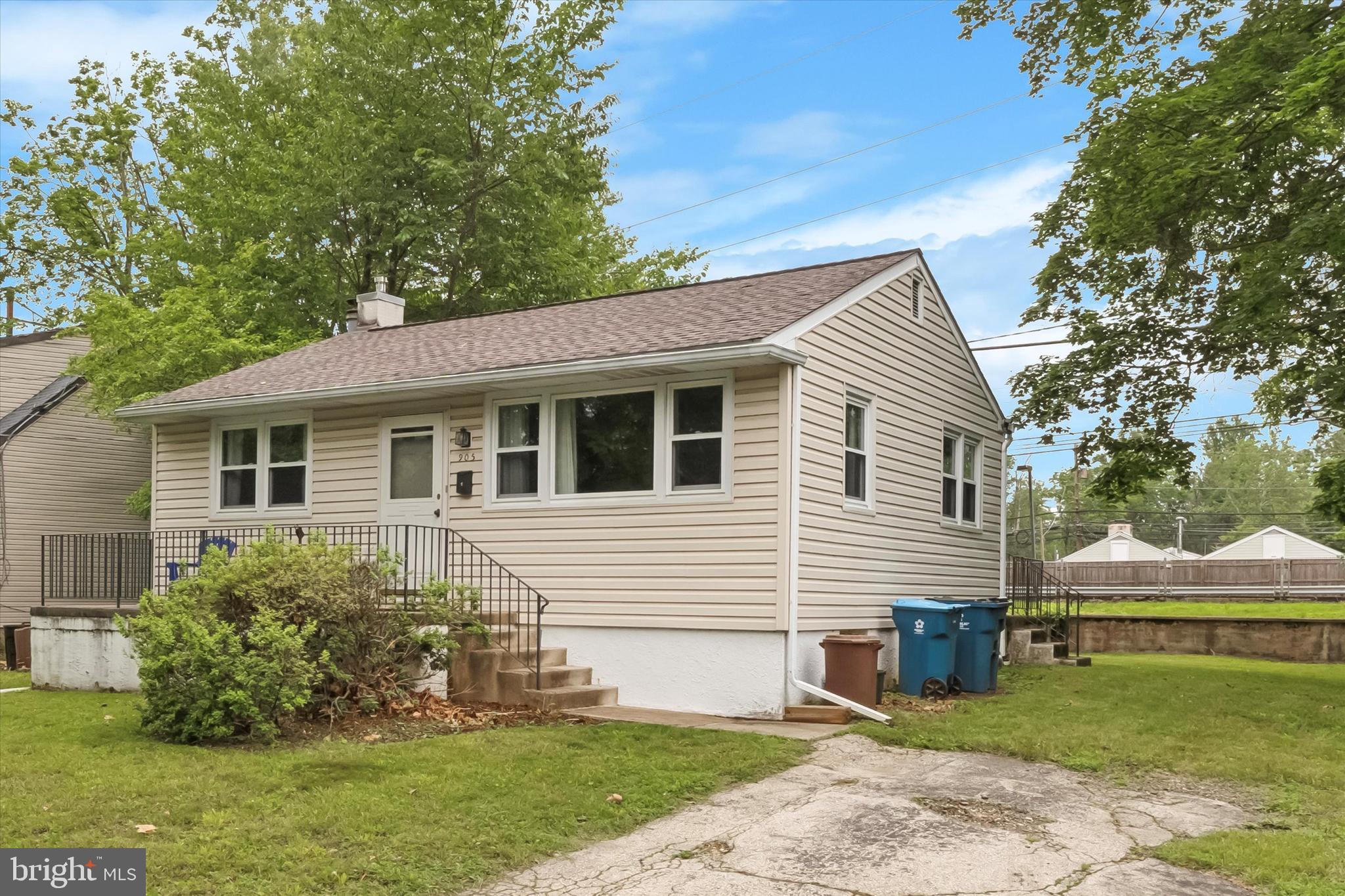 Welcome to this charming, single-family home ideally situated in a prime location. Step onto the large front patio—perfect for morning coffee or evening relaxation. Inside, you'll find a cozy living room, an eat-in kitchen, two nicely sized bedrooms, and a recently updated full bathroom. The full basement includes a half bath and offers plenty of potential to finish into additional living space. Conveniently located just steps from the Penllyn Train Station on the Lansdale/Doylestown Line, making commuting a breeze